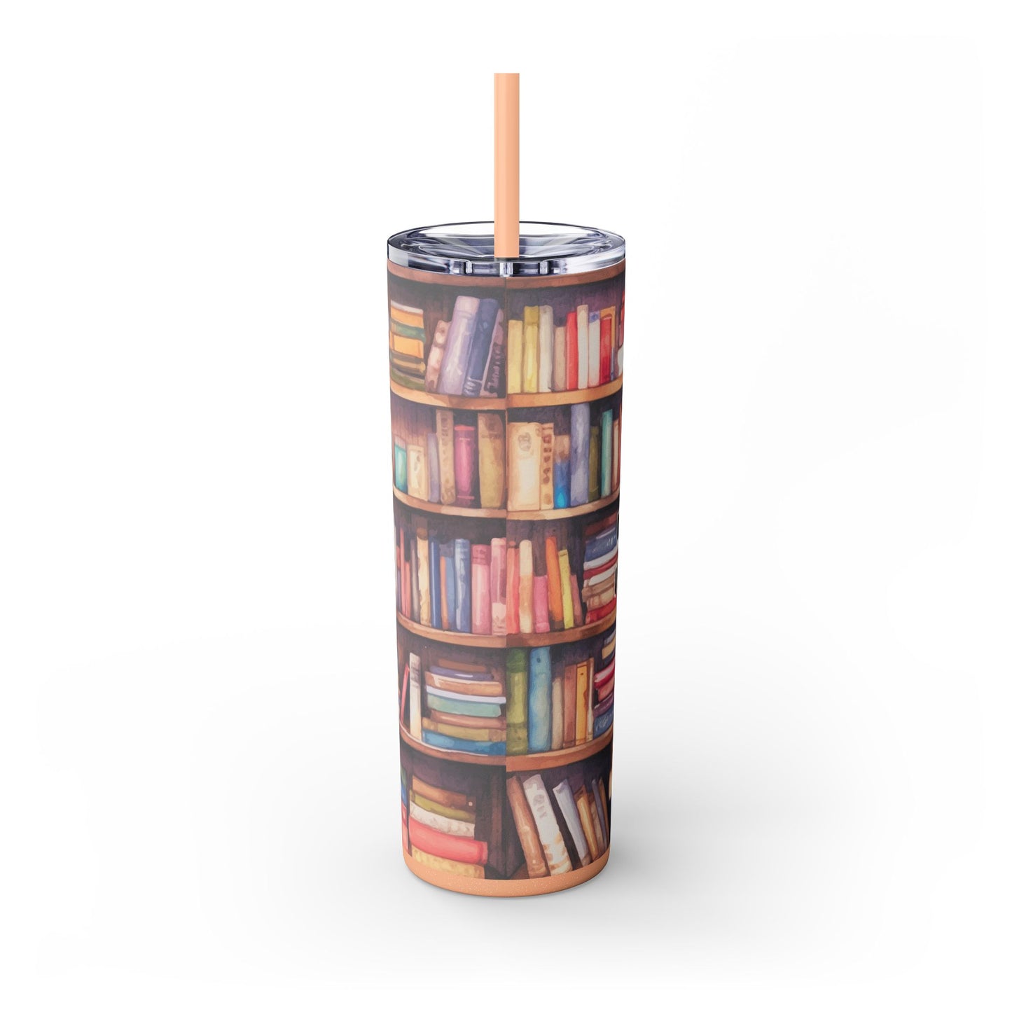 Funny Book Lover Tumbler – “I Don’t Watch Porn, I Read It” Skeleton & Bookshelf - Sippincity
