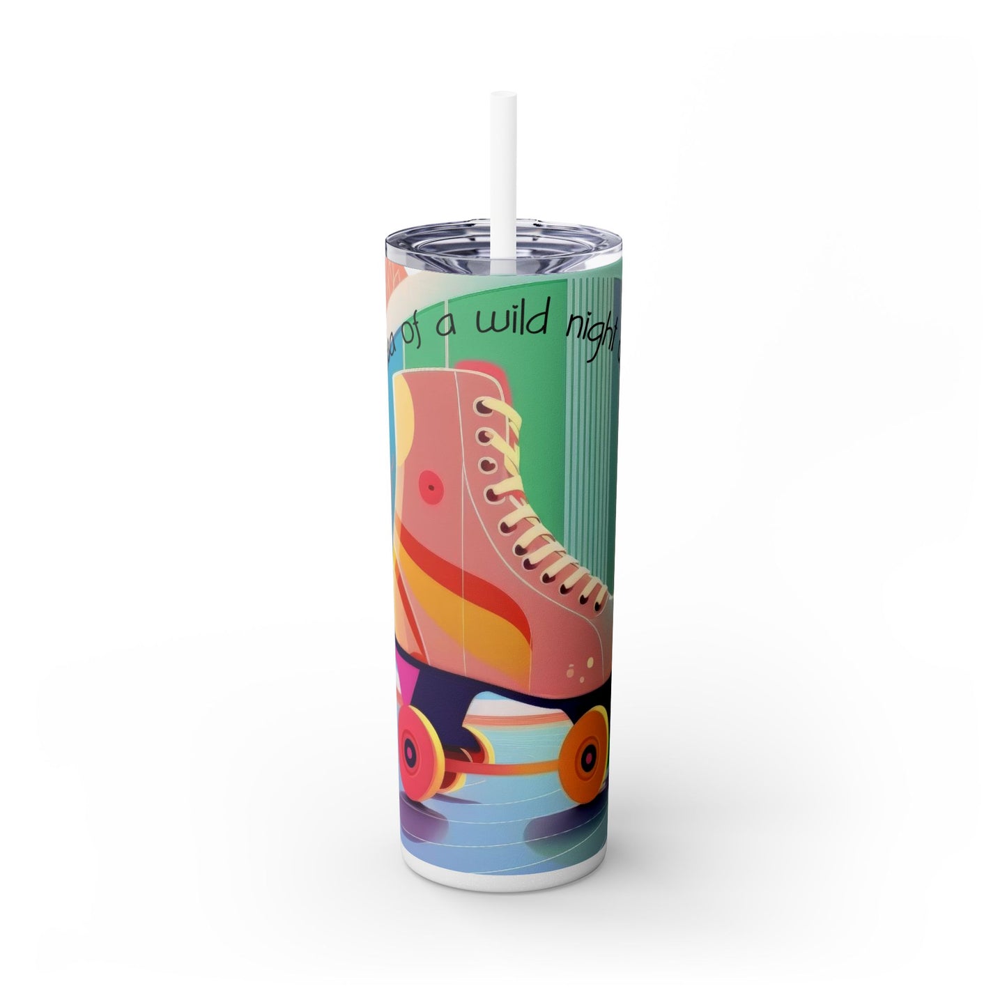 Retro Roller Skating Tumbler – Nostalgic Skater Cup for 80s & 90s Kids - Sippincity