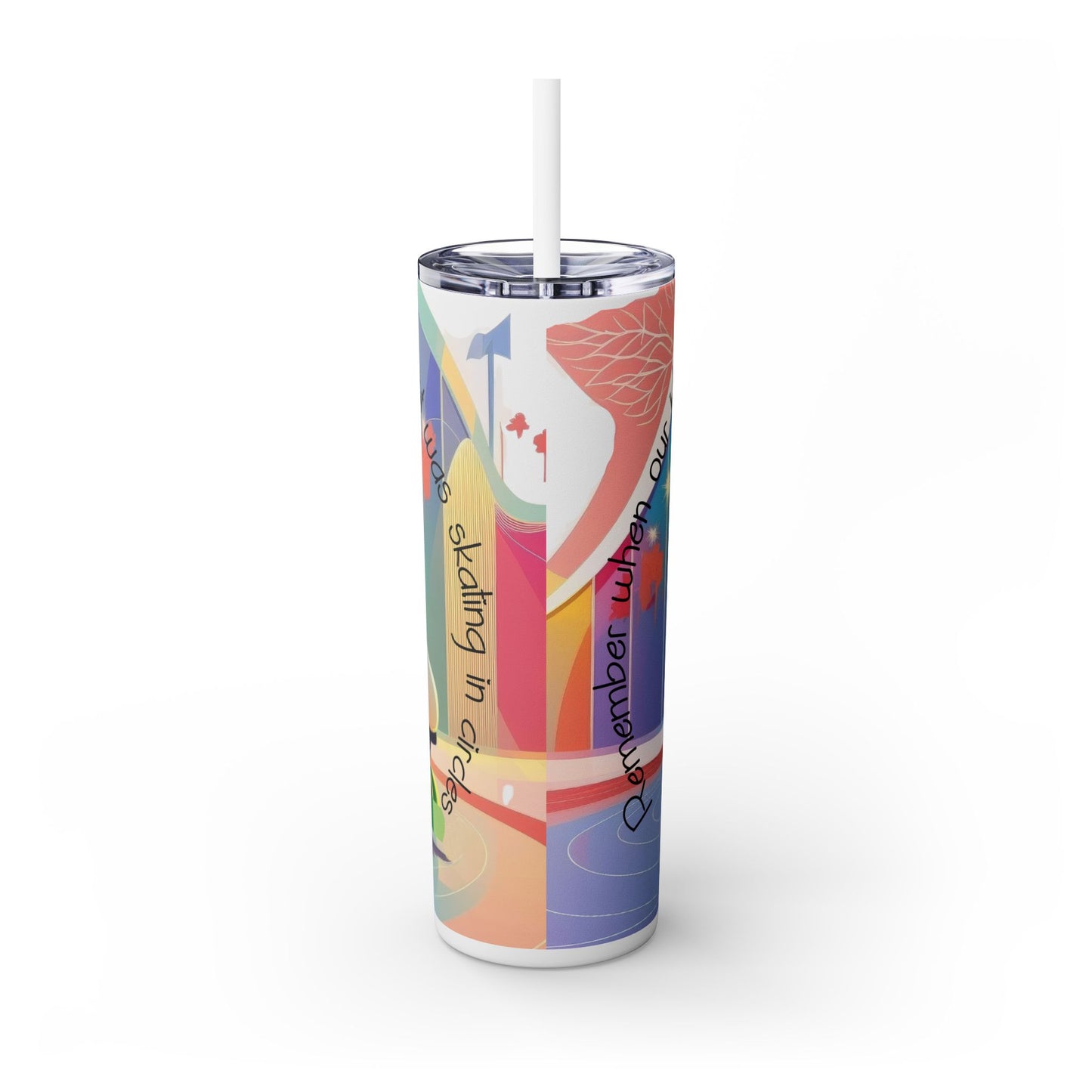 Retro Roller Skating Tumbler – Nostalgic Skater Cup for 80s & 90s Kids - Sippincity