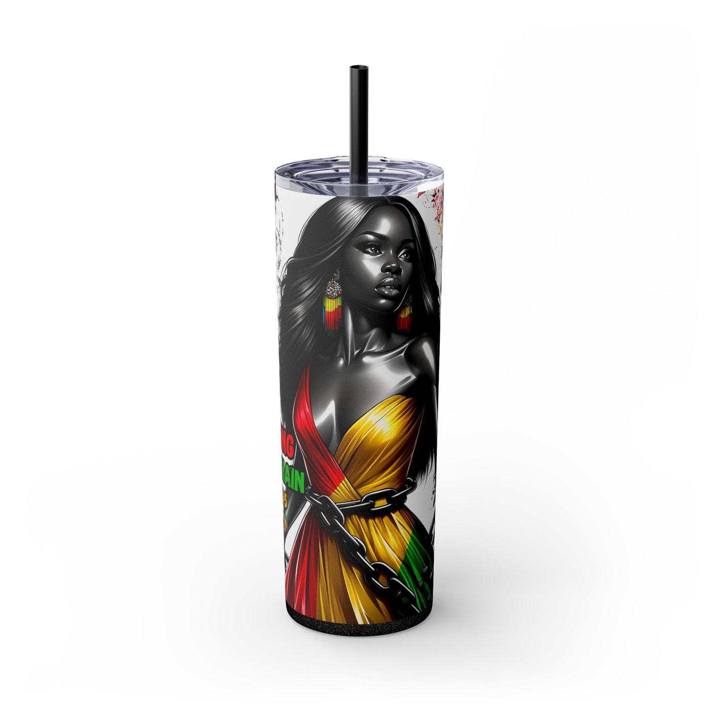 Afrocentric Tumbler – Breaking Every Chain Liberation Design