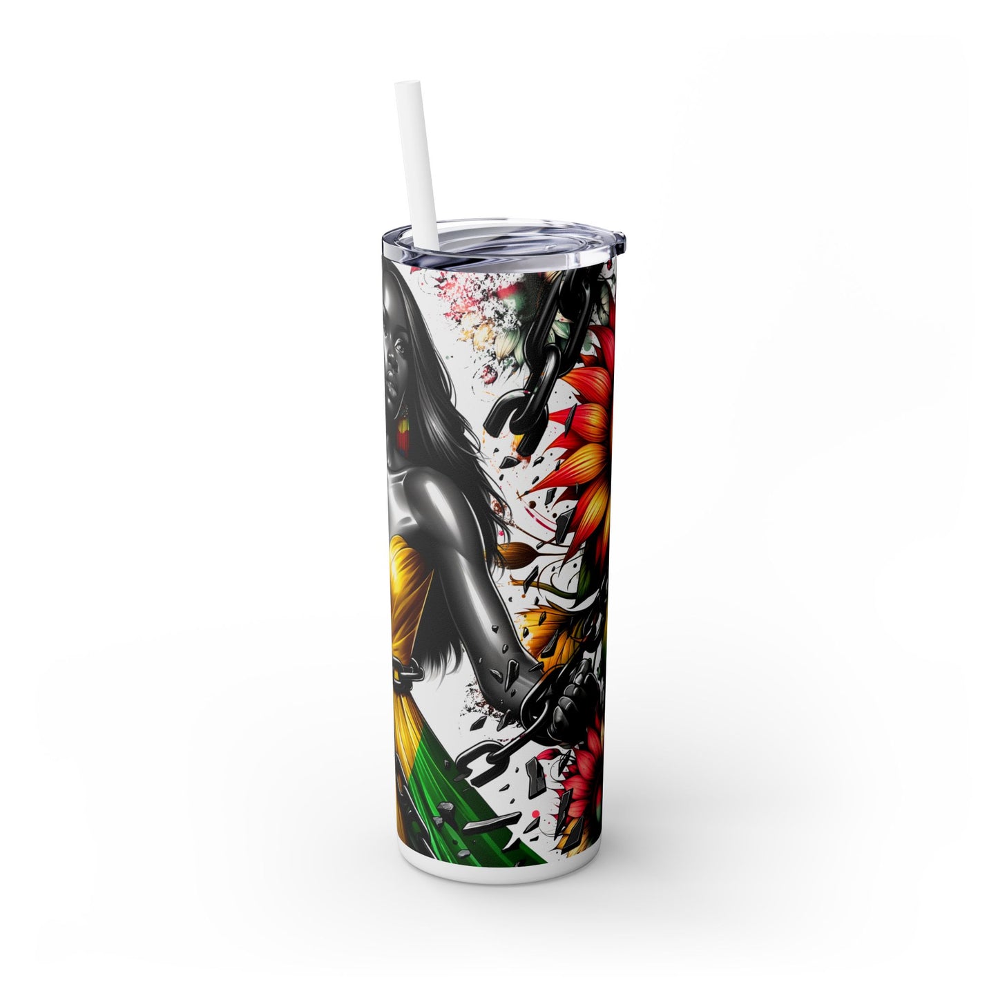 Afrocentric Tumbler – Breaking Every Chain Liberation Design