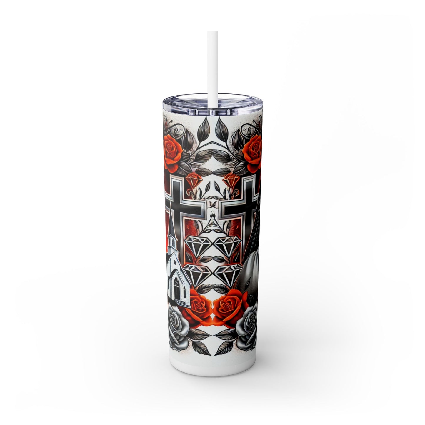 20 oz Faith Tumbler – This Battle Belongs to the Lord Design