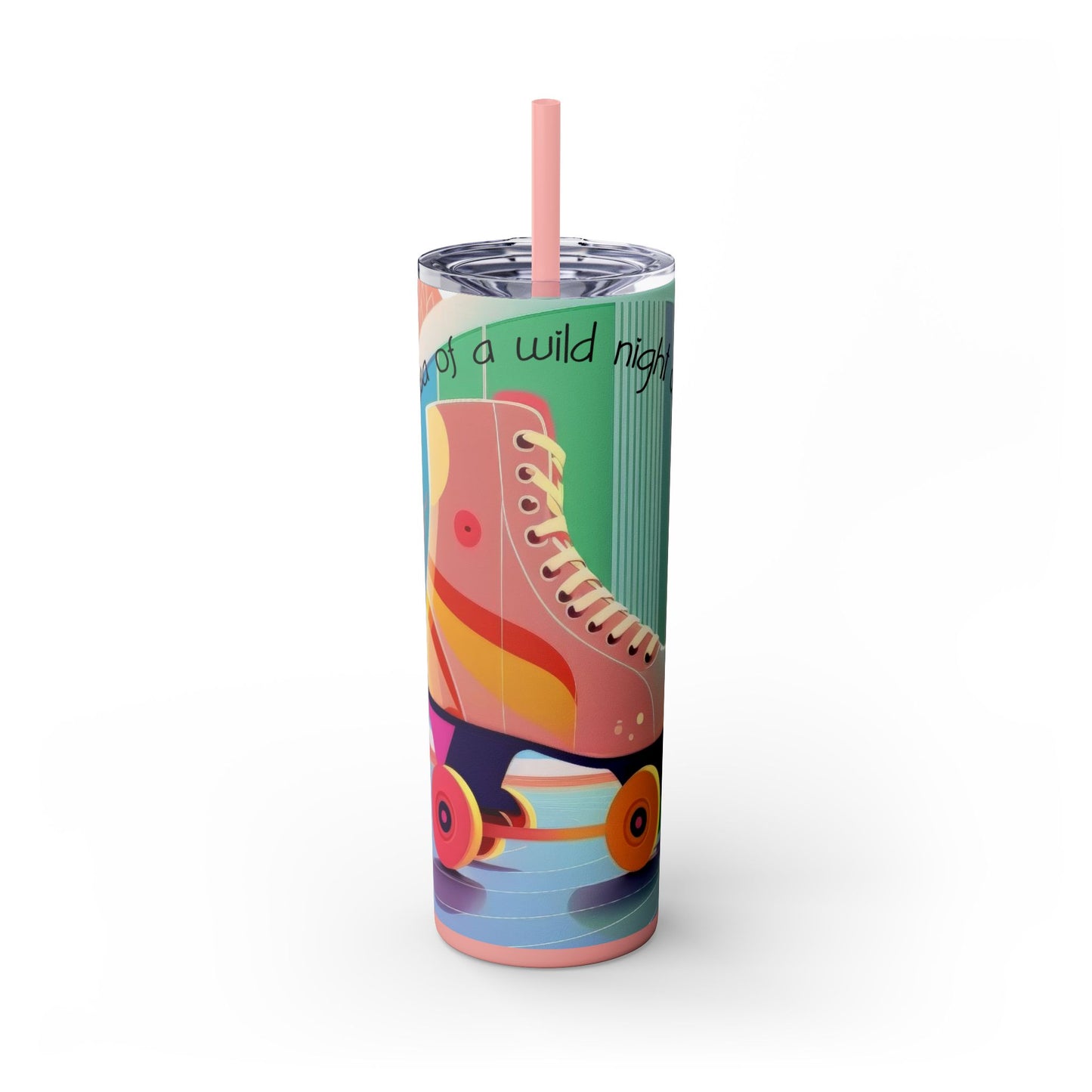 Retro Roller Skating Tumbler – Nostalgic Skater Cup for 80s & 90s Kids - Sippincity