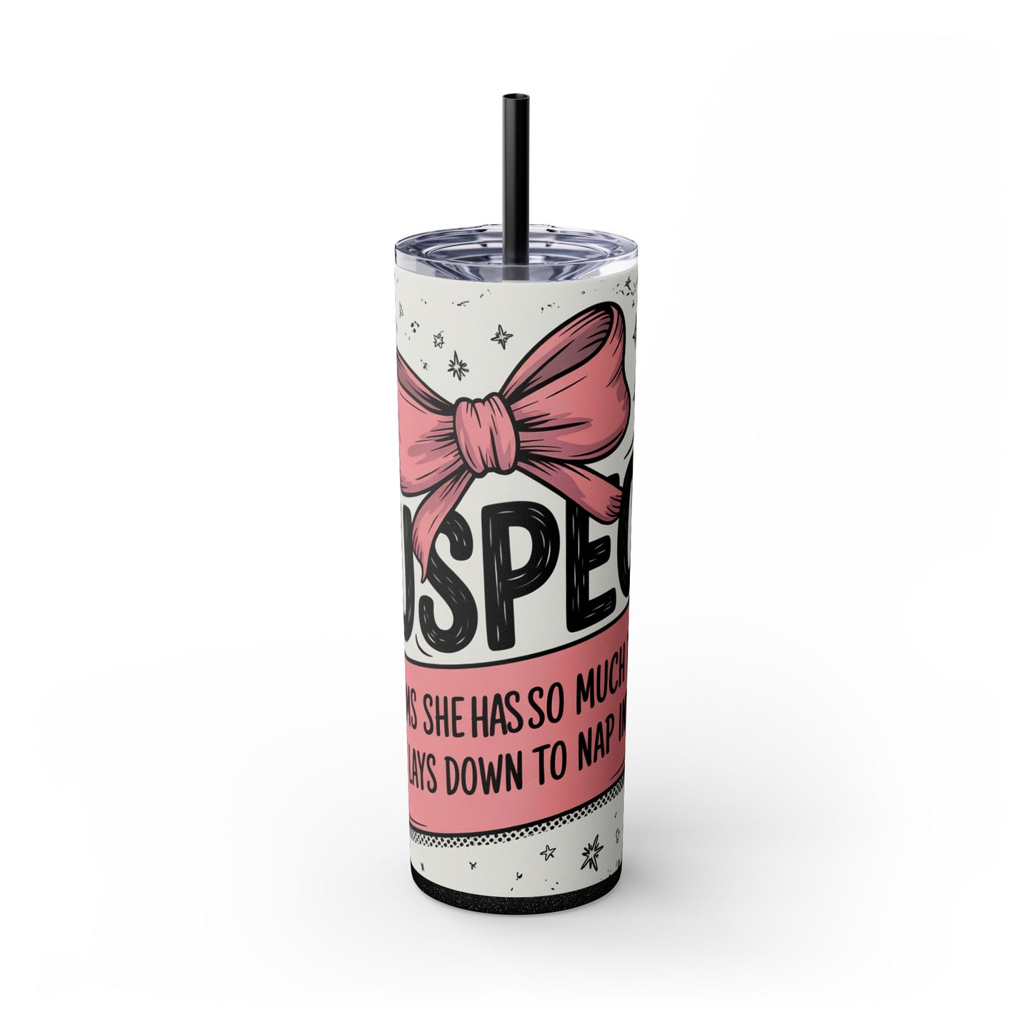 Suspect Claims She Has So Much to Do Tumbler – Funny Mom Nap Cup (20 oz)
