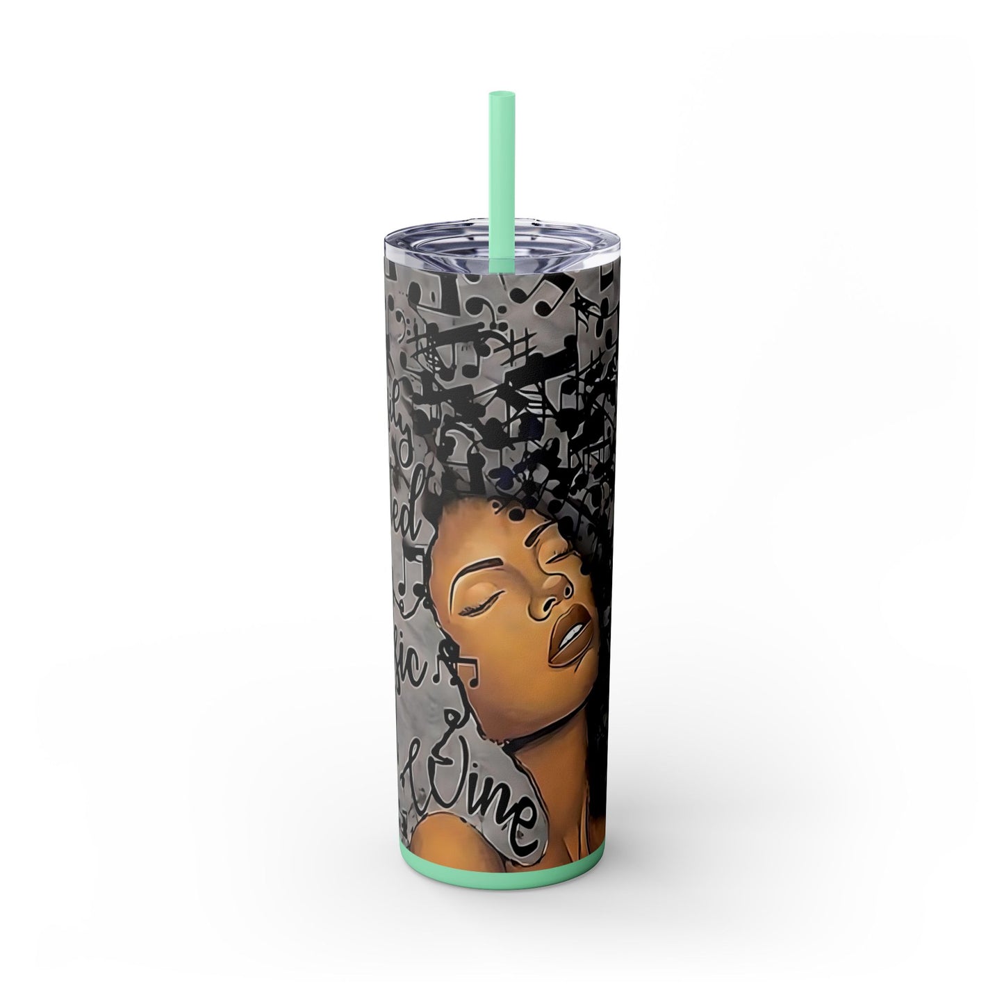 Easily Distracted by Music and Wine Tumbler – 20oz Insulated Cup for Music & Wine Lovers - Sippincity