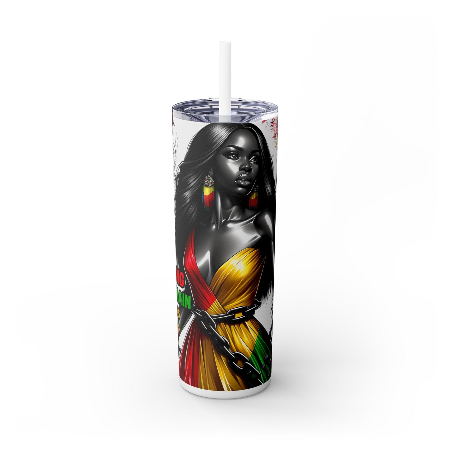 Afrocentric Tumbler – Breaking Every Chain Liberation Design