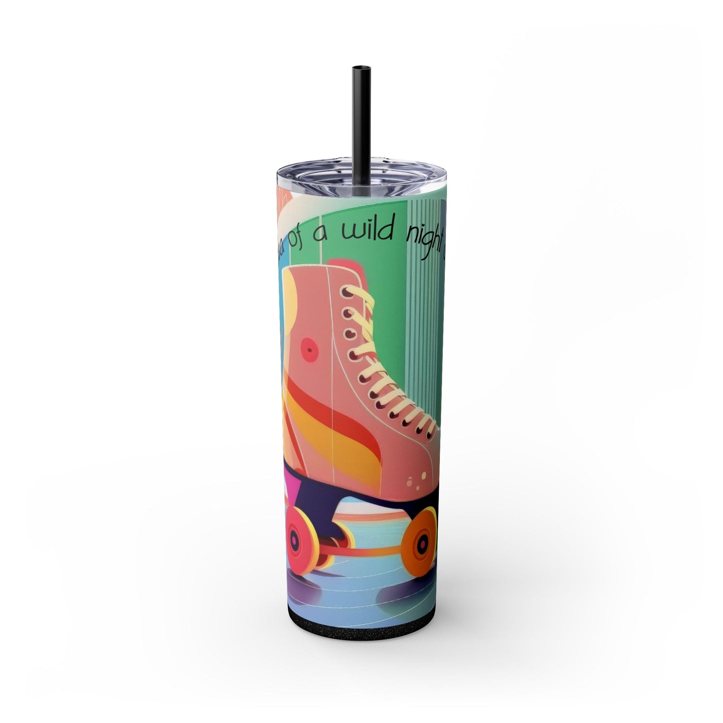 Retro Roller Skating Tumbler – Nostalgic Skater Cup for 80s & 90s Kids - Sippincity