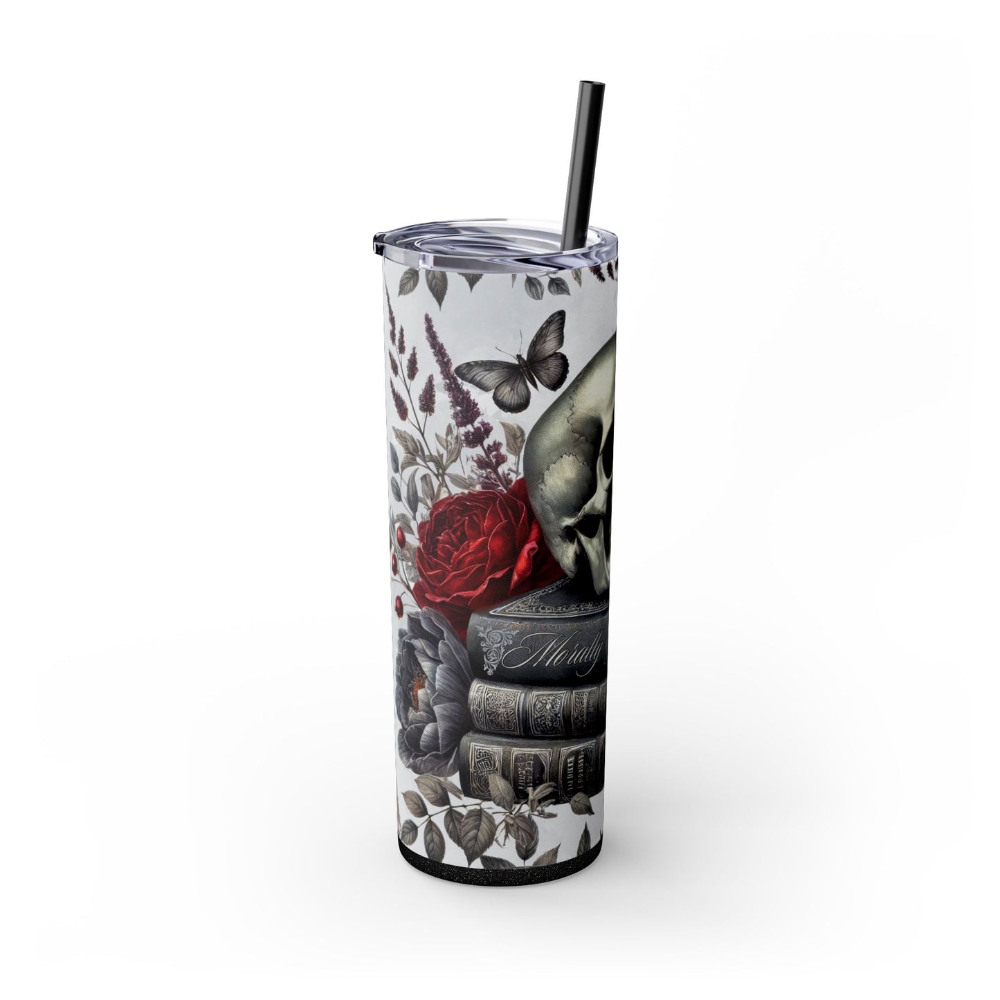 Bookish Gothic Romance Tumbler -Morally Grey Character Gift - Sippincity