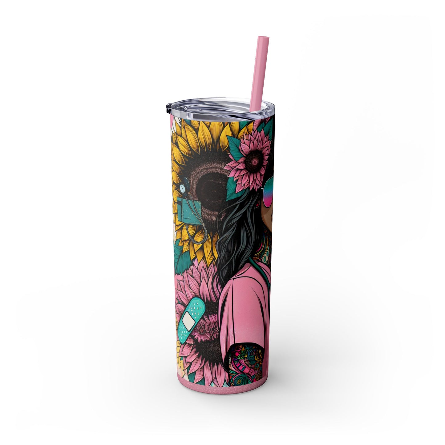 Funny Nurse I Will Stab You Skinny Tumbler - Sippincity