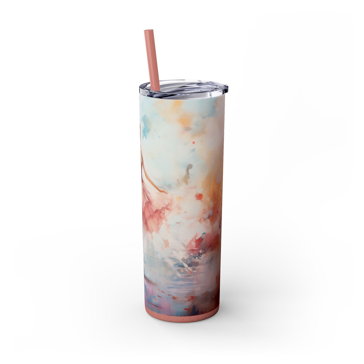3D Ballet Tutu 20 oz Skinny Insulated Tumbler – Gift for Her