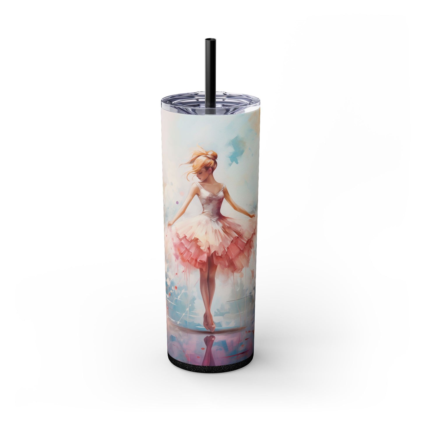 3D Ballet Tutu 20 oz Skinny Insulated Tumbler – Gift for Her