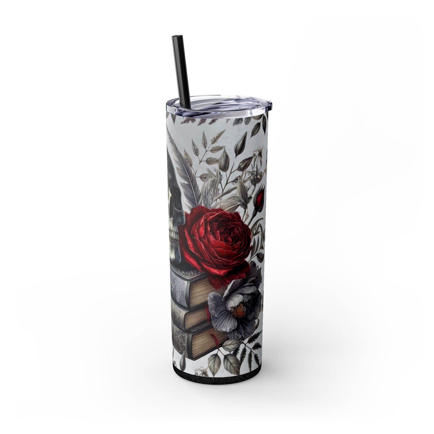 Bookish Gothic Romance Tumbler -Morally Grey Character Gift - Sippincity