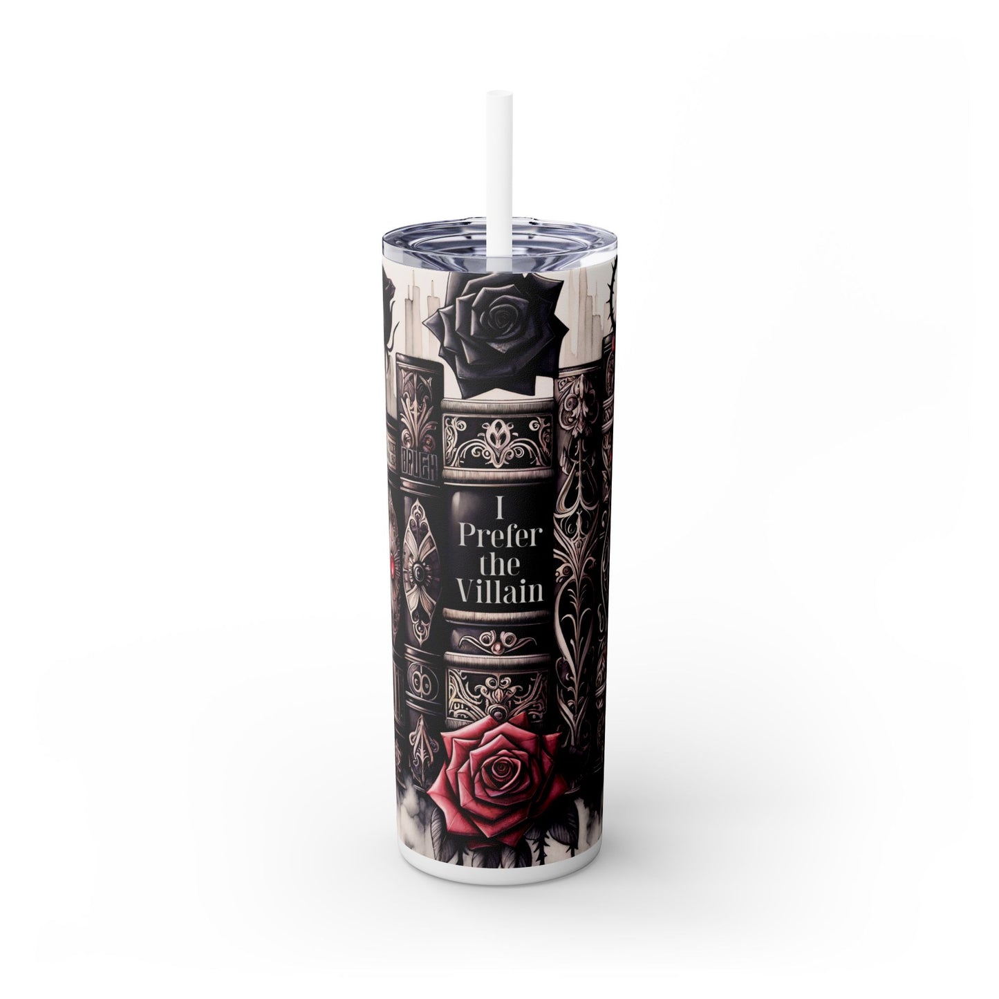 Dark Romance Fantasy Villain Lover 20 oz Skinny Tumbler - Sippincity