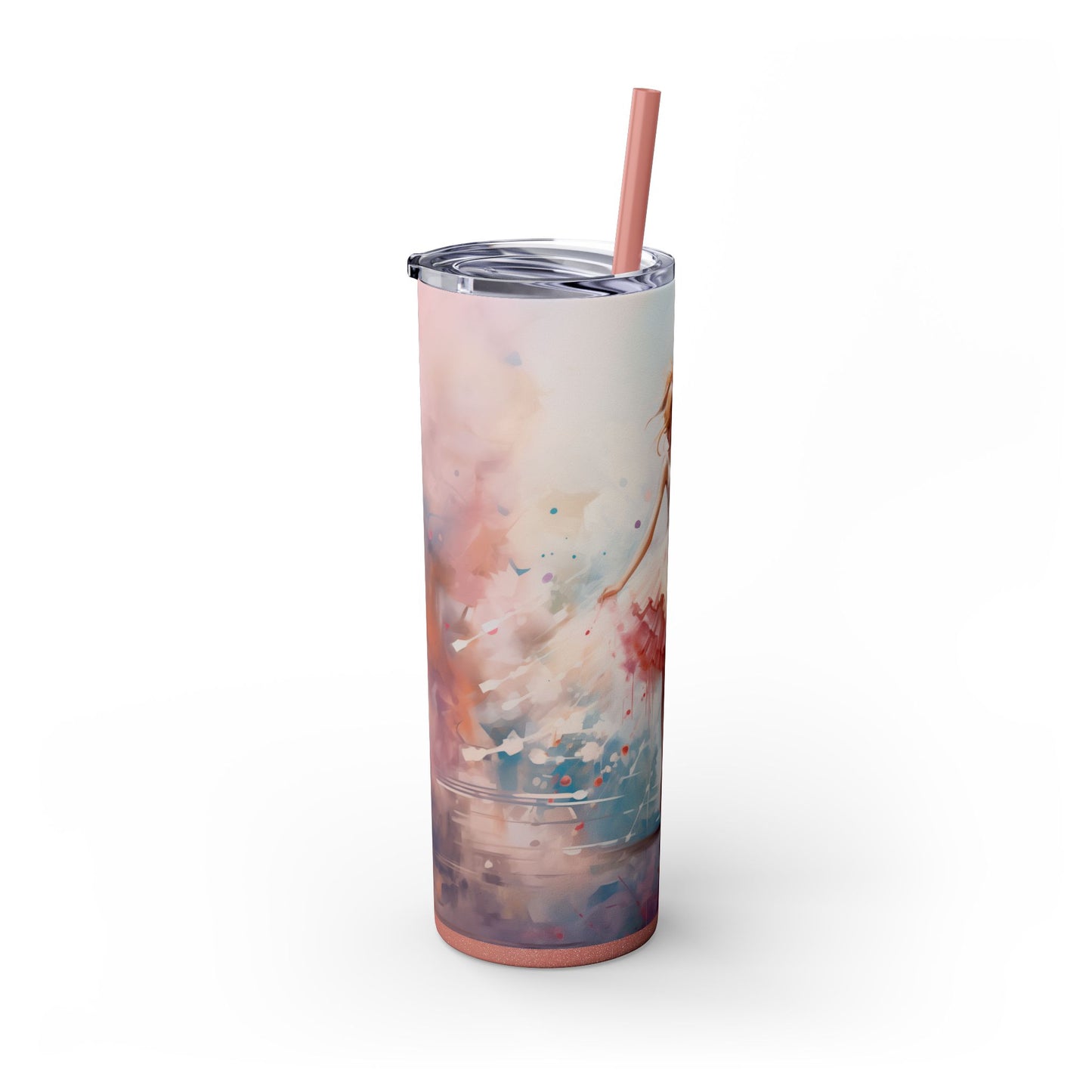3D Ballet Tutu 20 oz Skinny Insulated Tumbler – Gift for Her