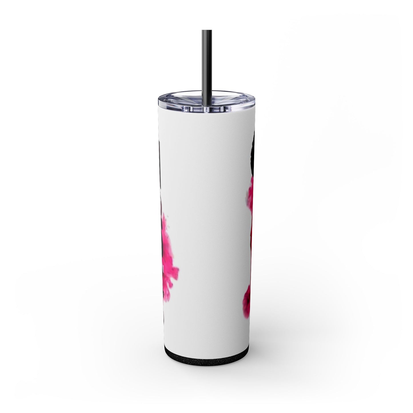 Afro Boss Babe Pink Tumbler - Million Dollar Goals Motivation - Sippincity