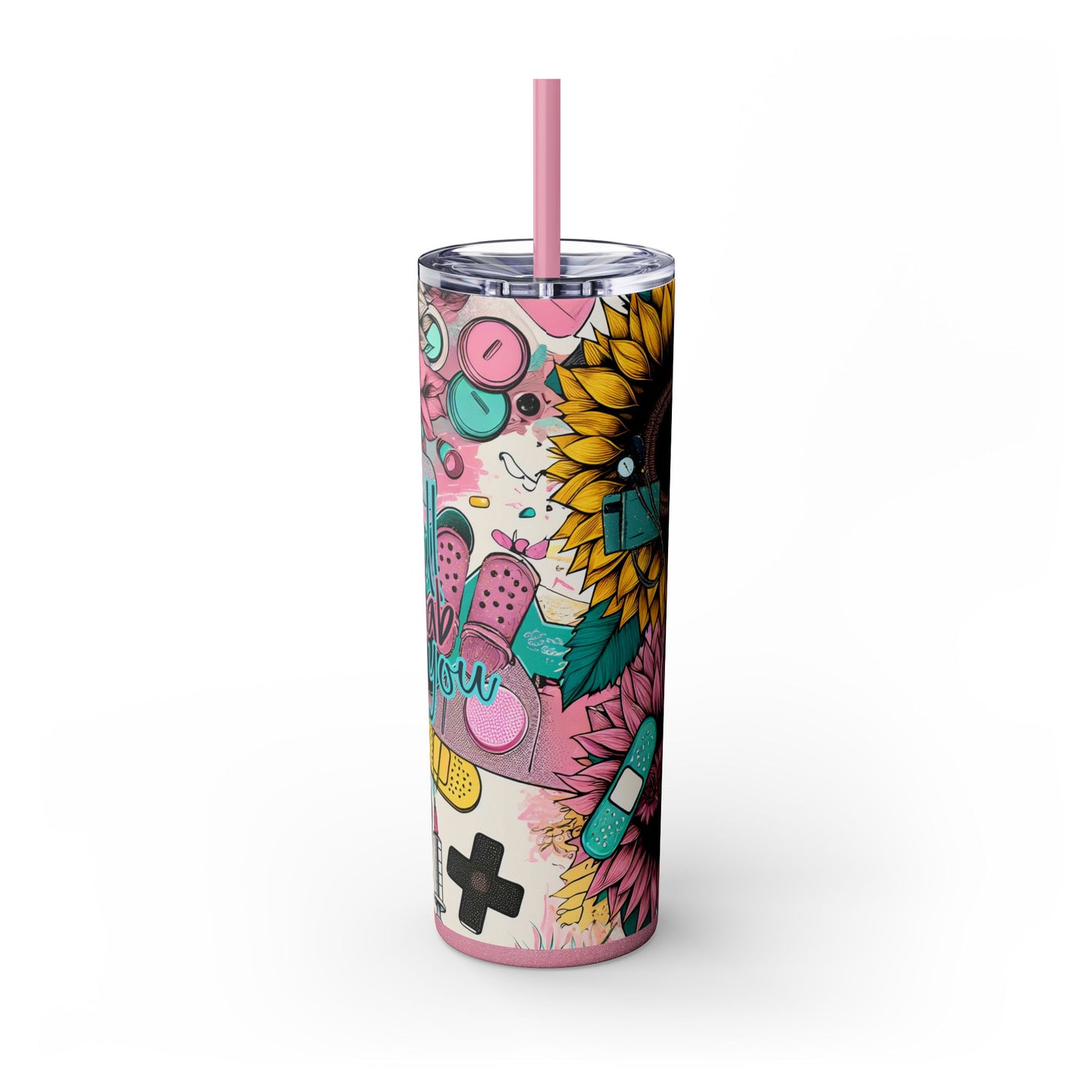 Funny Nurse I Will Stab You Skinny Tumbler - Sippincity