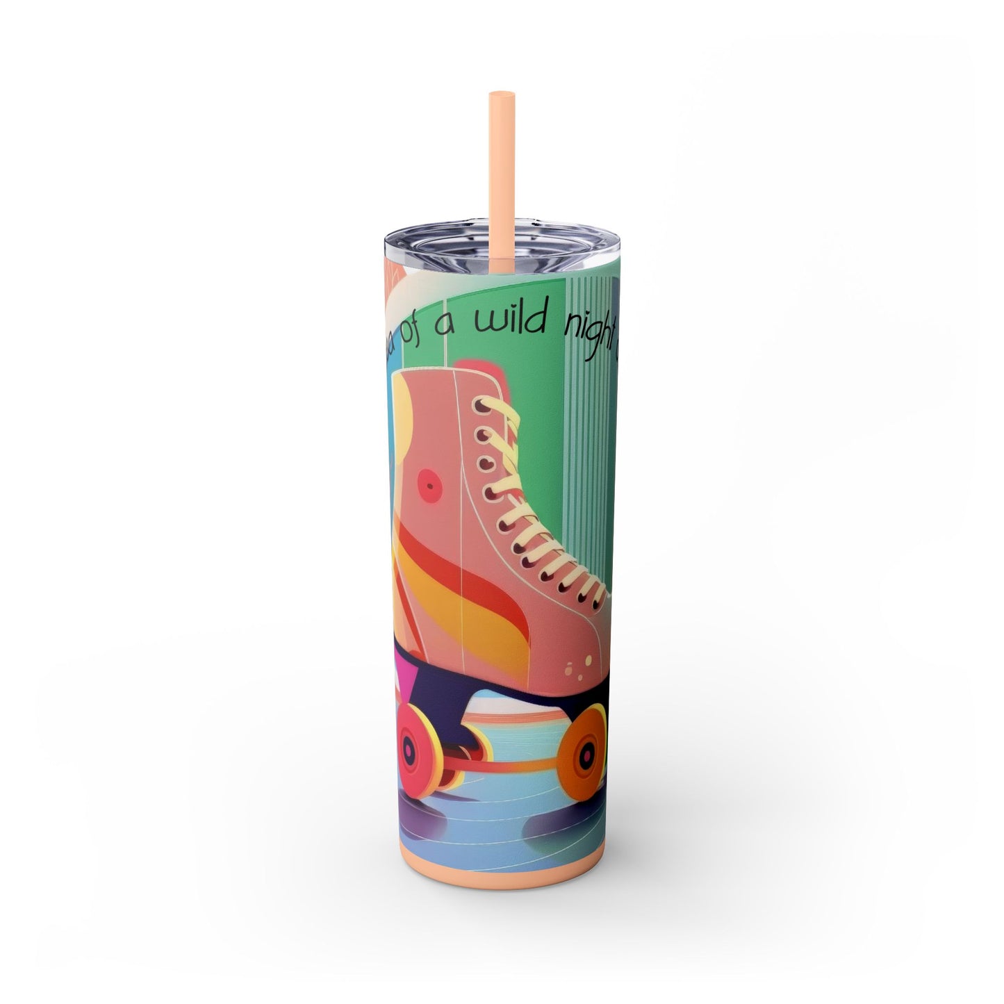 Retro Roller Skating Tumbler – Nostalgic Skater Cup for 80s & 90s Kids - Sippincity