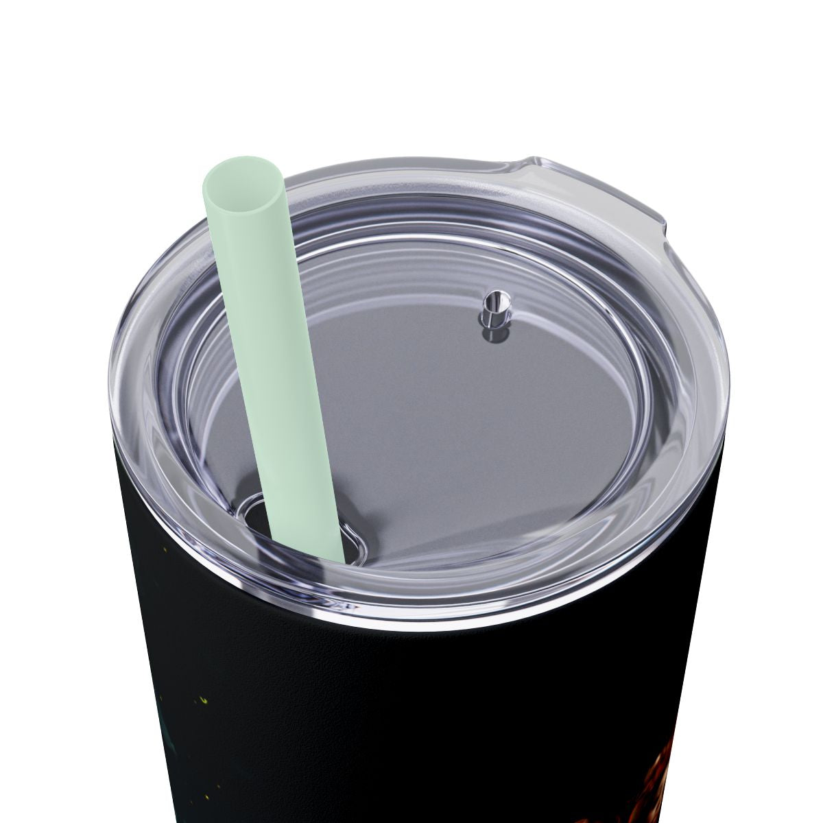 Fairycore Black Mermaid Tumbler Black Girl Magic – 20oz Skinny Cup with Lids & Straw - Sippincity