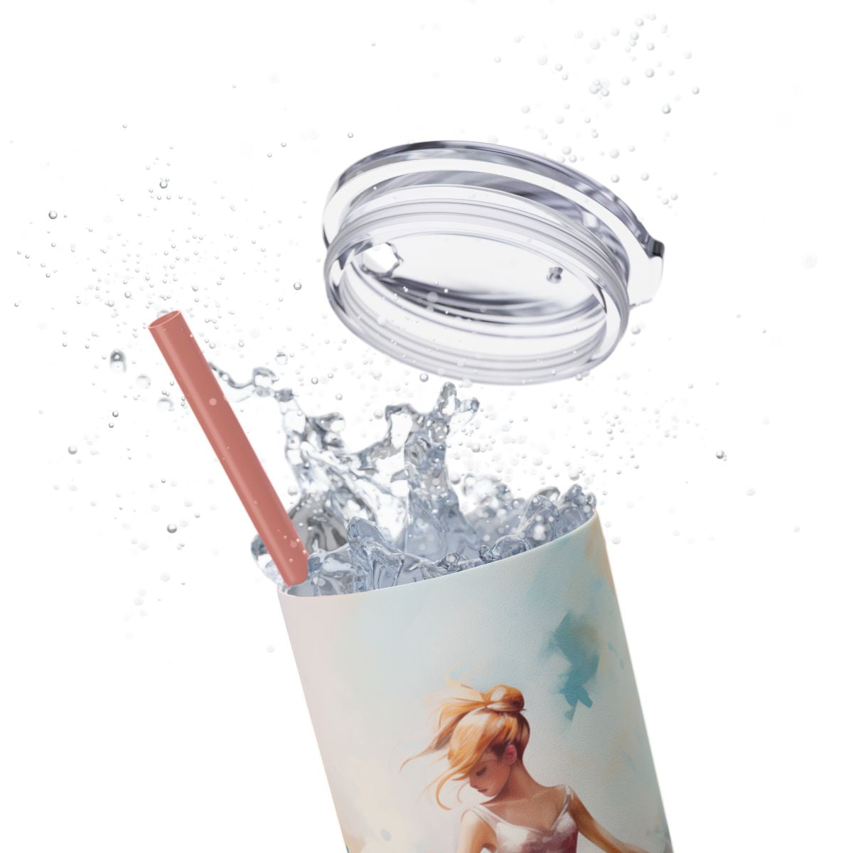 3D Ballet Tutu 20 oz Skinny Insulated Tumbler – Gift for Her