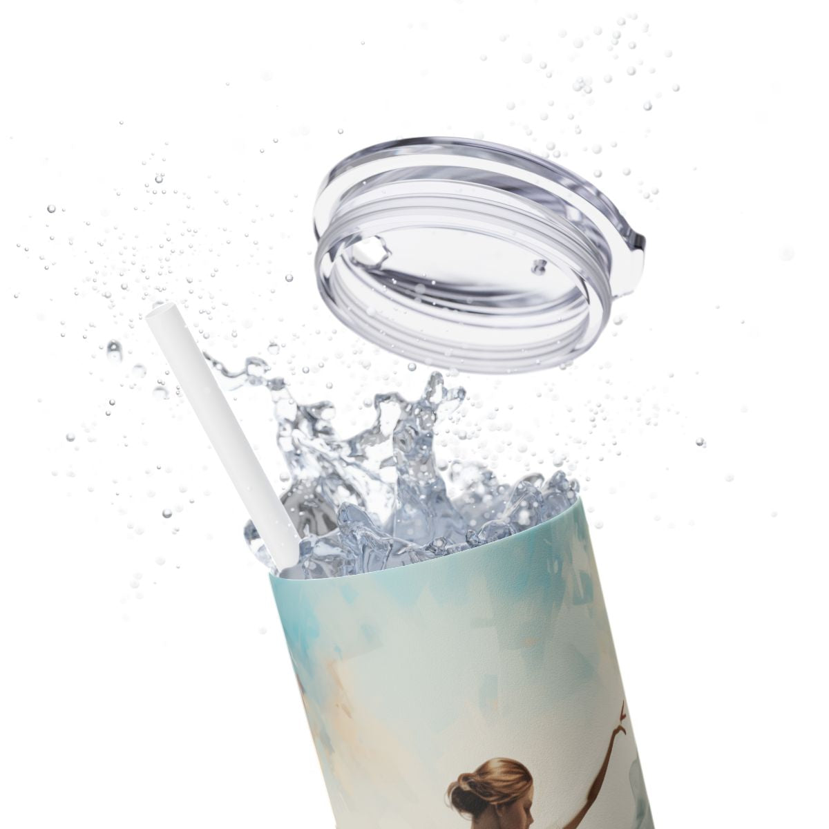 3D Pirouette 20 oz Skinny Insulated Tumbler