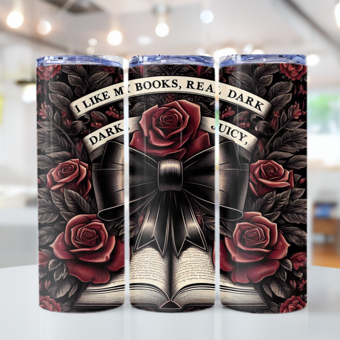 Gothic BookTok 20oz Tumbler – Morally Grey Vibes