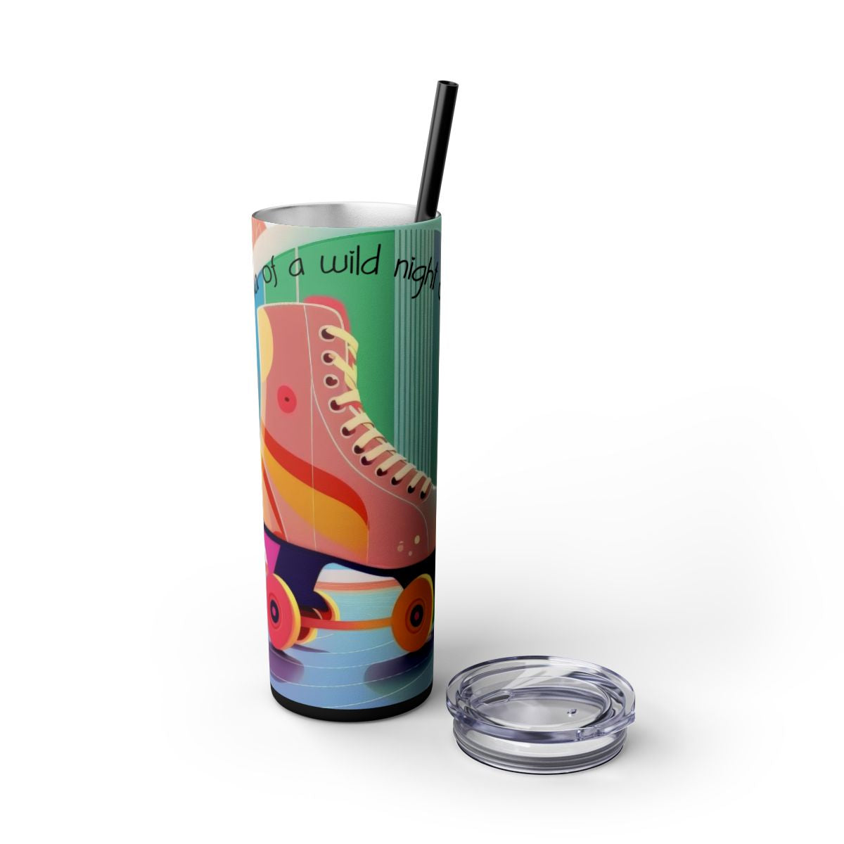 Retro Roller Skating Tumbler – Nostalgic Skater Cup for 80s & 90s Kids - Sippincity