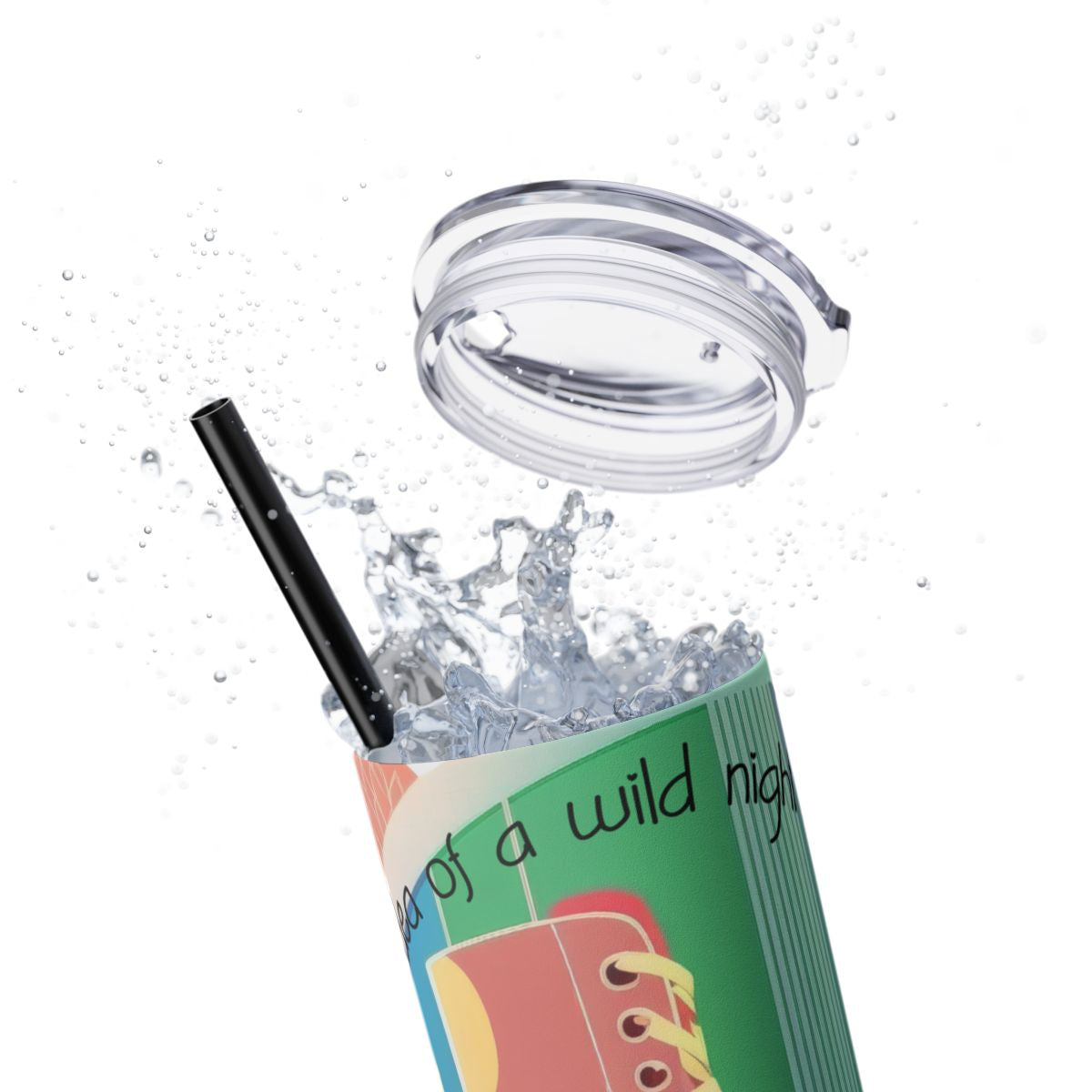 Retro Roller Skating Tumbler – Nostalgic Skater Cup for 80s & 90s Kids - Sippincity