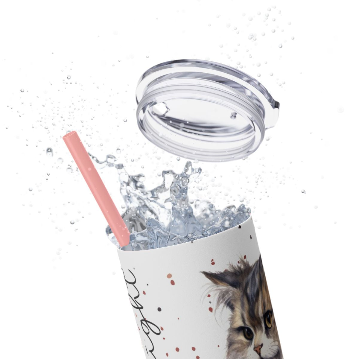 Funny Cat Movie Night Tumbler – Cozy Popcorn & Drink Cup - Sippincity