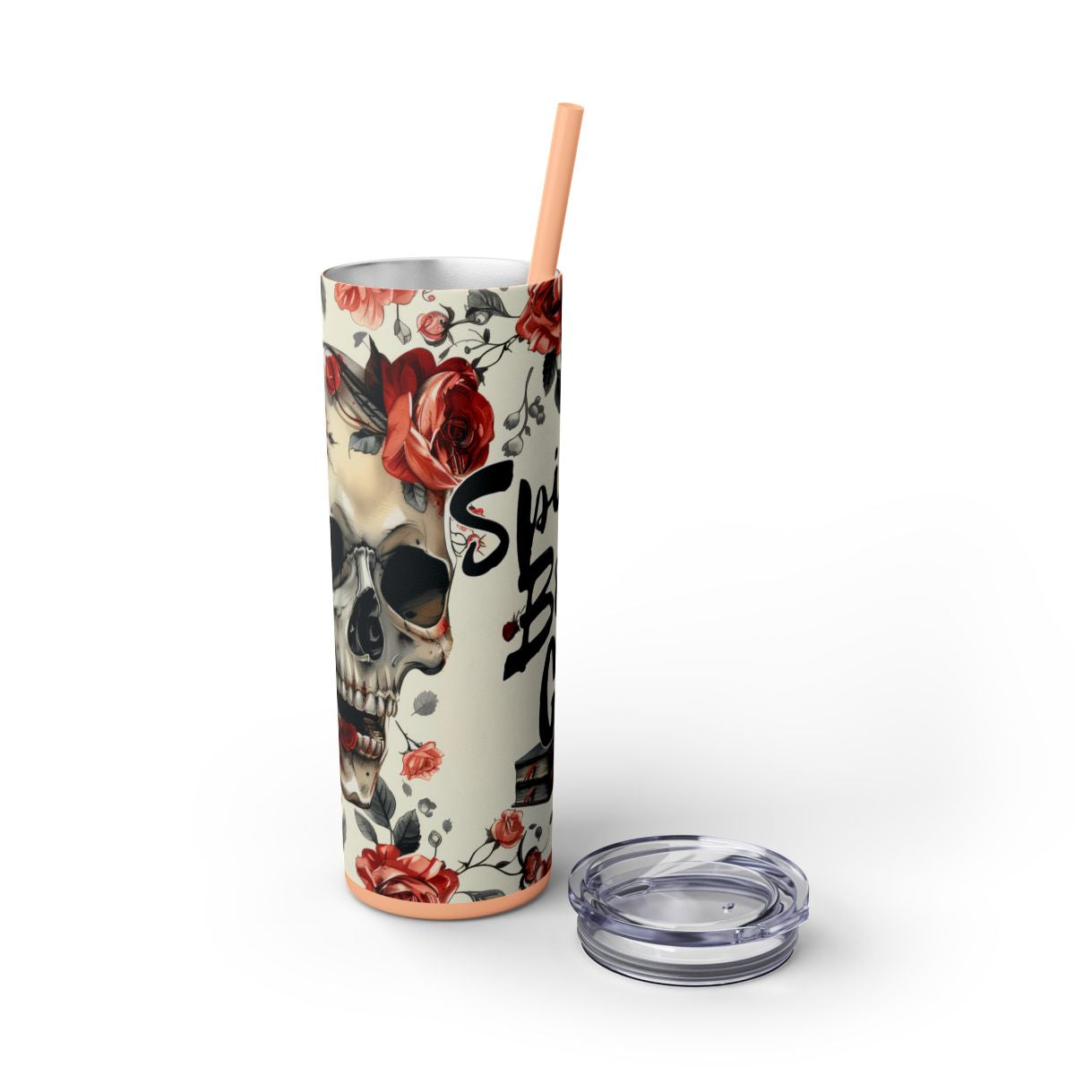 Skull & Roses Spicy Book Club Tumbler - Dark Romance Mug - Sippincity