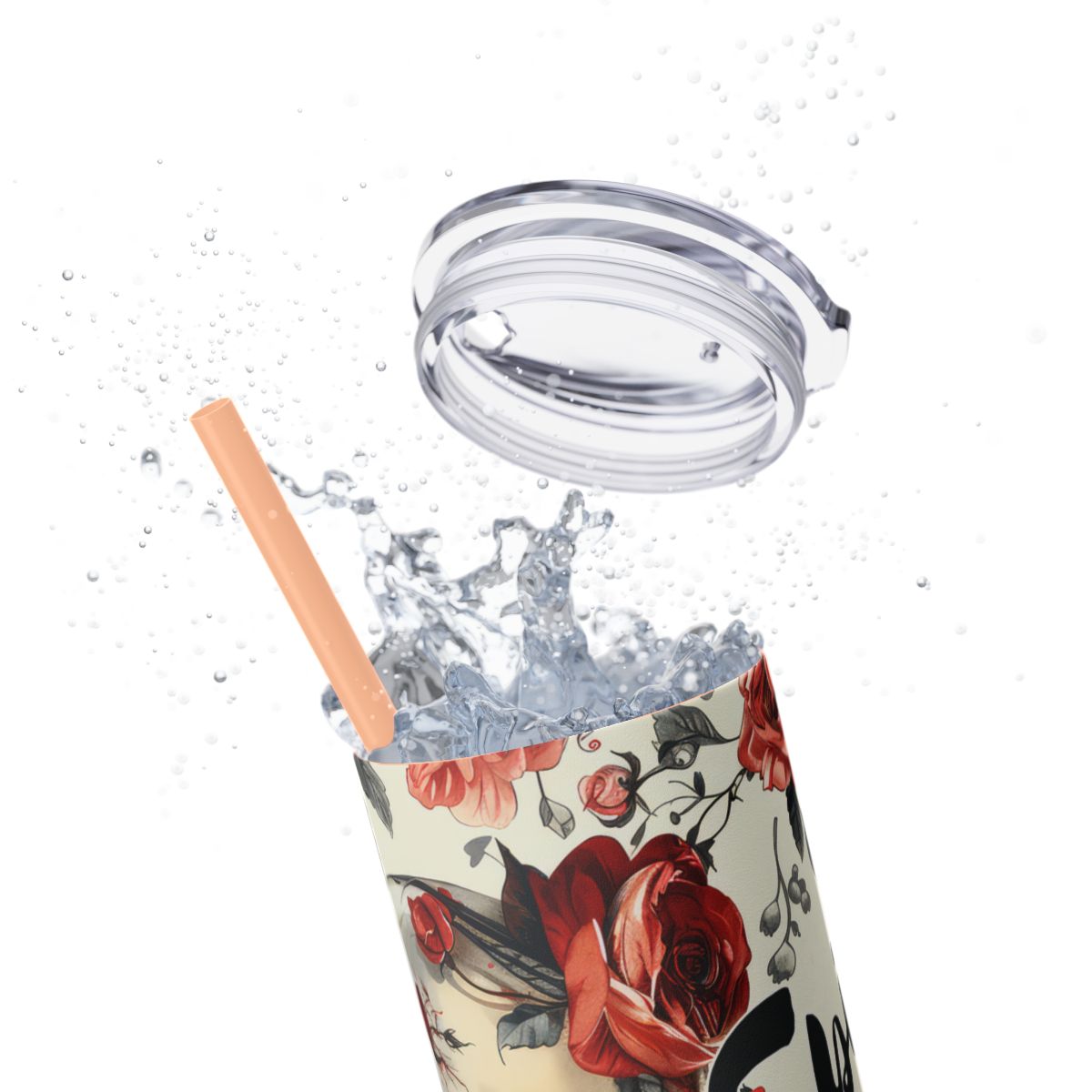 Skull & Roses Spicy Book Club Tumbler - Dark Romance Mug - Sippincity