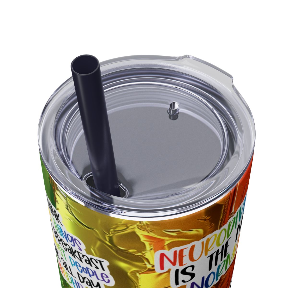 Powered by ADHD Tumbler - Neurodivergent Drinkware for Focus & Fun - Sippincity