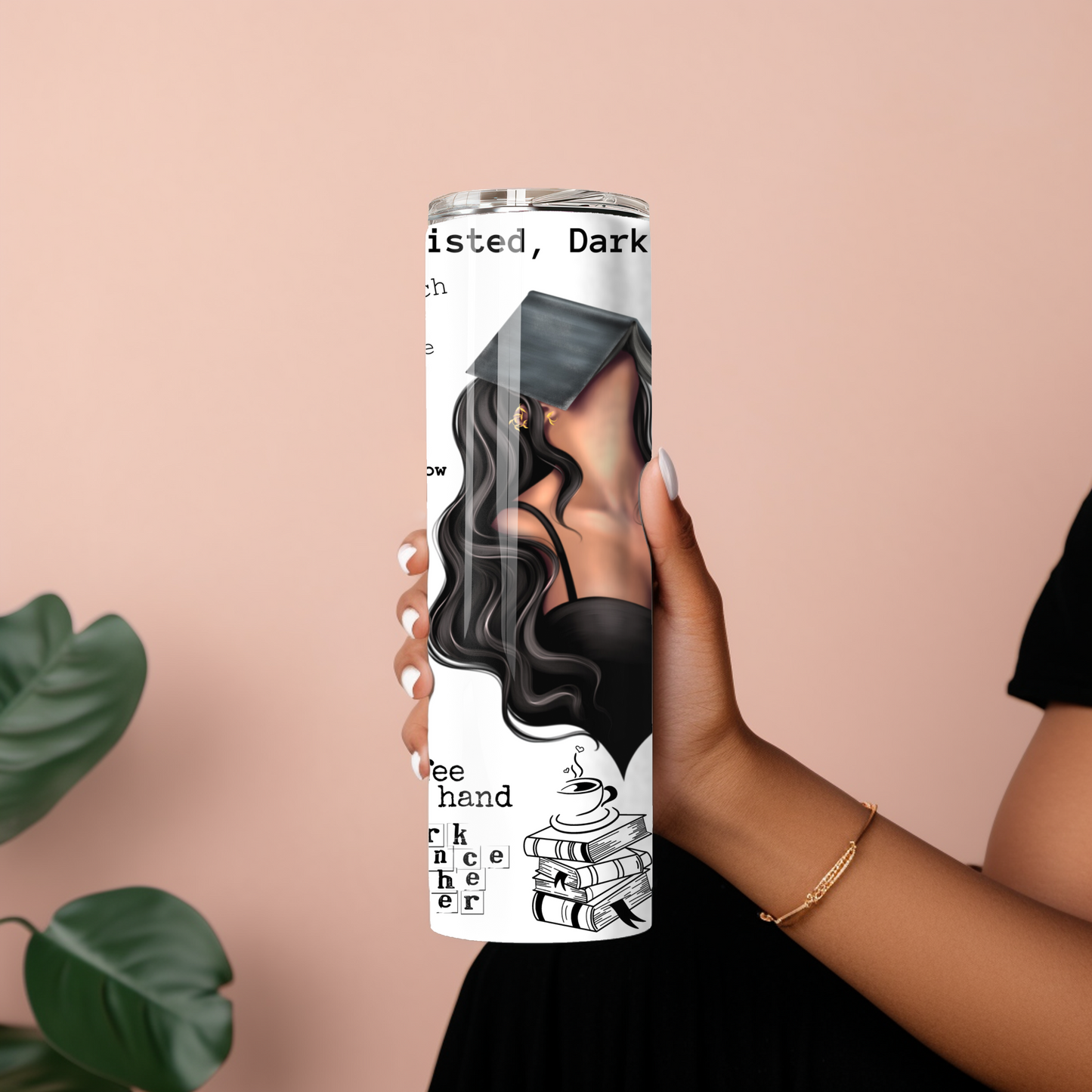 Smut Slut Book Reader 20 oz Skinny Tumbler – Spicy Book Lover Cup - Sippincity