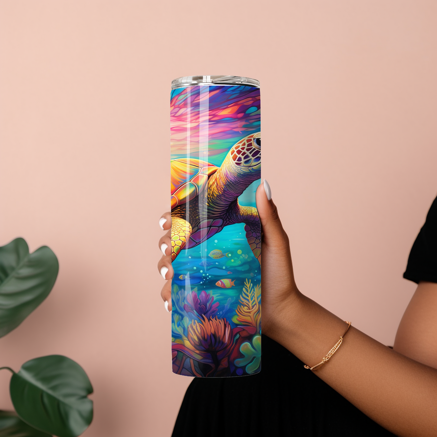 Ocean Sea Turtle 20 oz Tumbler – Stunning Marine Life Design - Sippincity