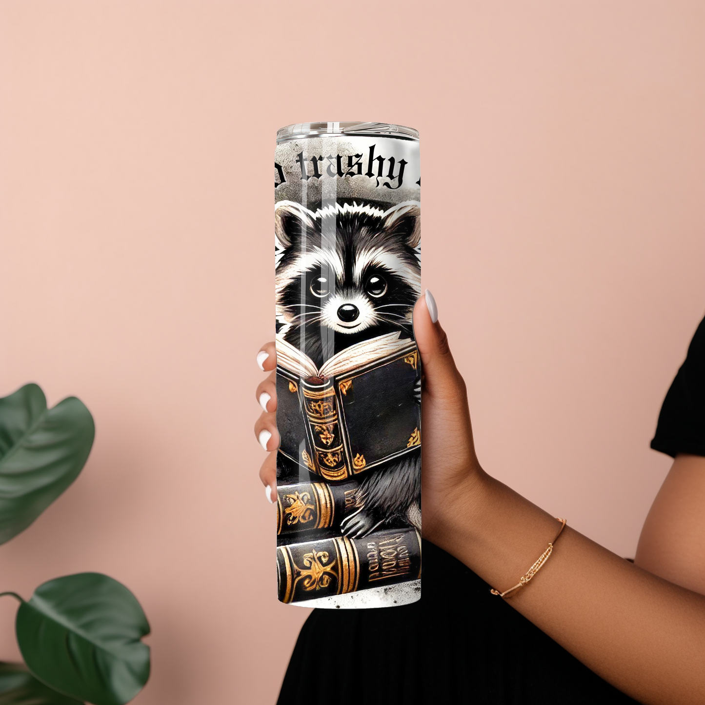 Funny Raccoon Book Lover 20 oz Tumbler – Smut Reader Gift - Sippincity