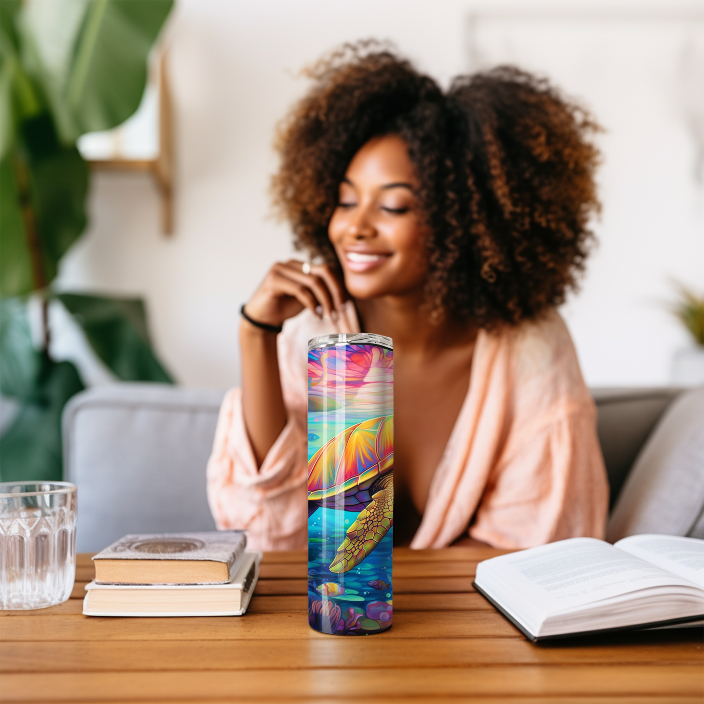 Ocean Sea Turtle 20 oz Tumbler – Stunning Marine Life Design - Sippincity