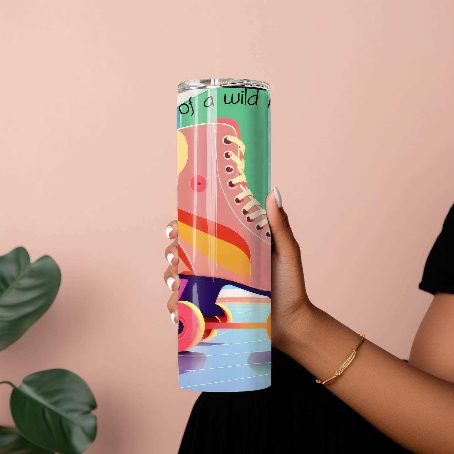 Retro Roller Skating Tumbler – Nostalgic Skater Cup for 80s & 90s Kids - Sippincity
