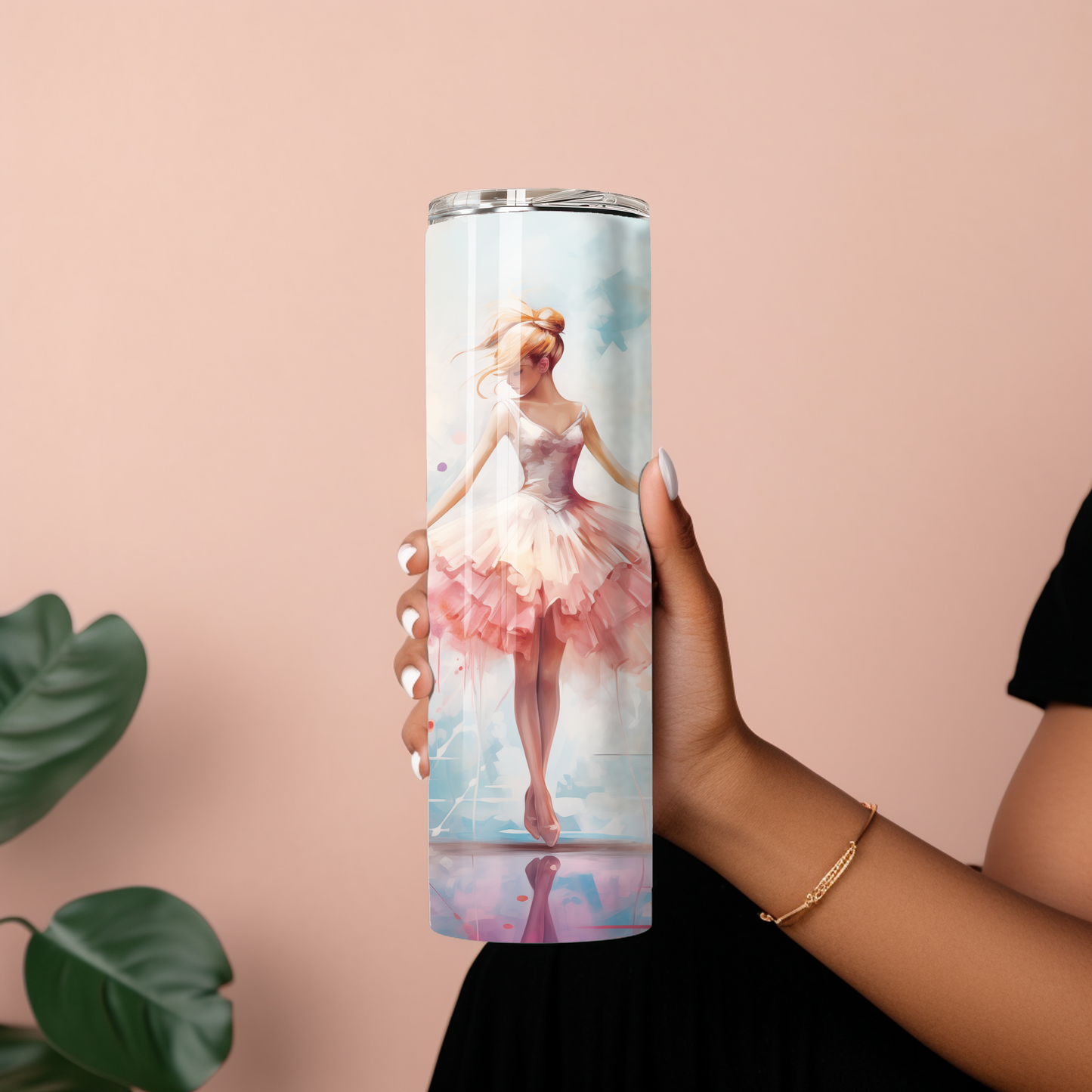 insulated 20 oz ballet tumbler for dance students and teachers
