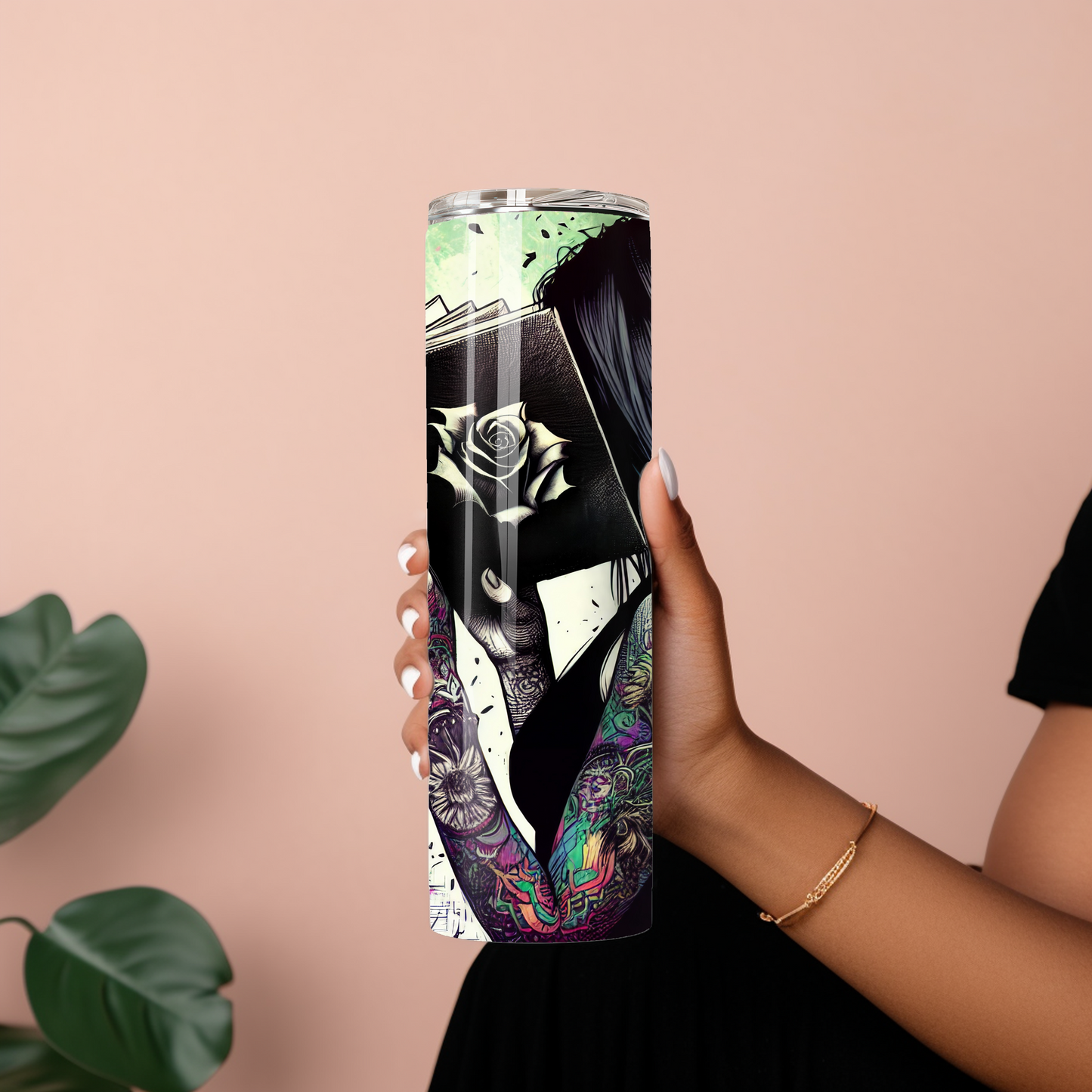 Wildflower and Books Aesthetic Cup - Sippincity