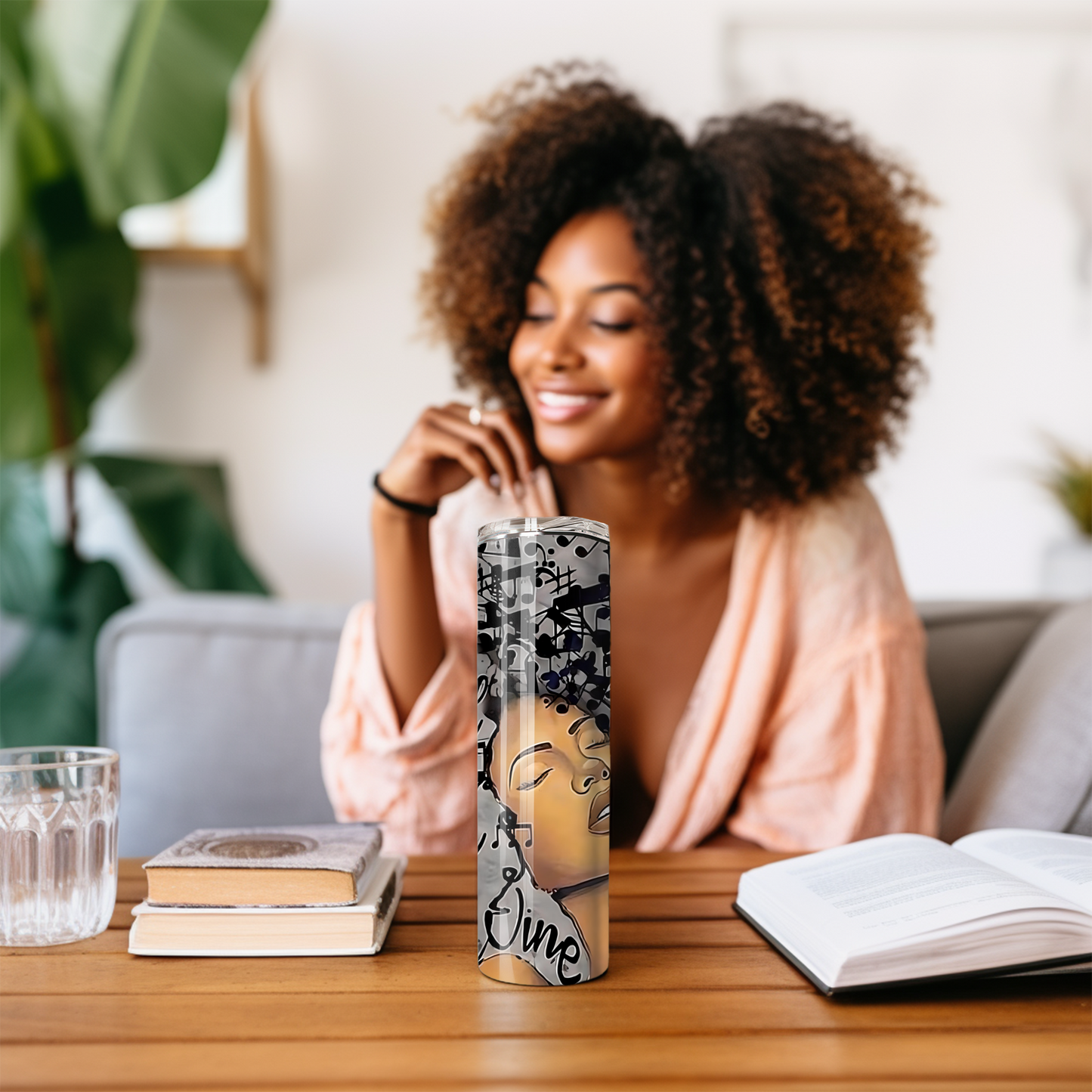 Easily Distracted by Music and Wine Tumbler – 20oz Insulated Cup for Music & Wine Lovers - Sippincity