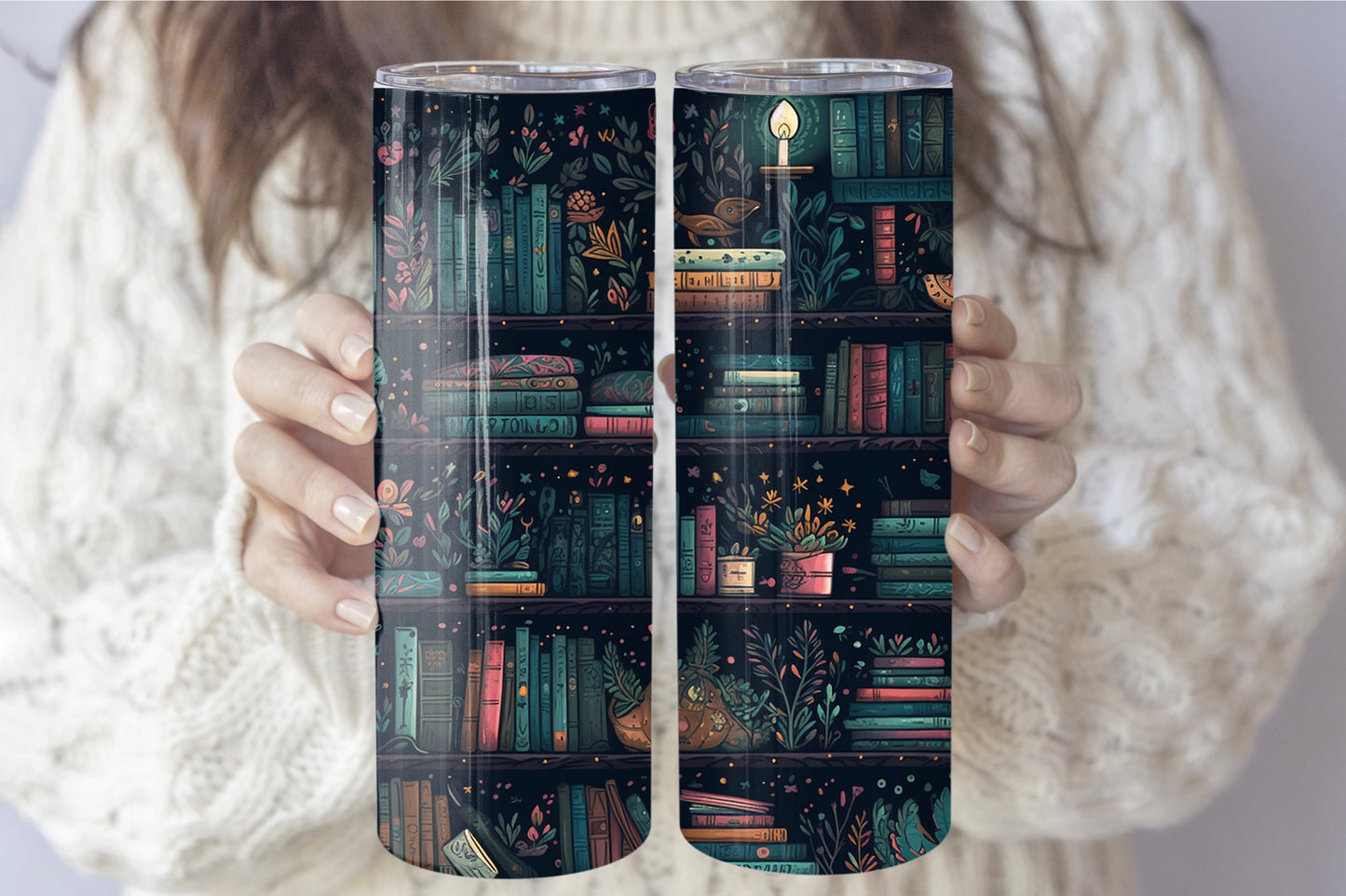 Book Lover & Plant Enthusiast Tumbler - Sippincity