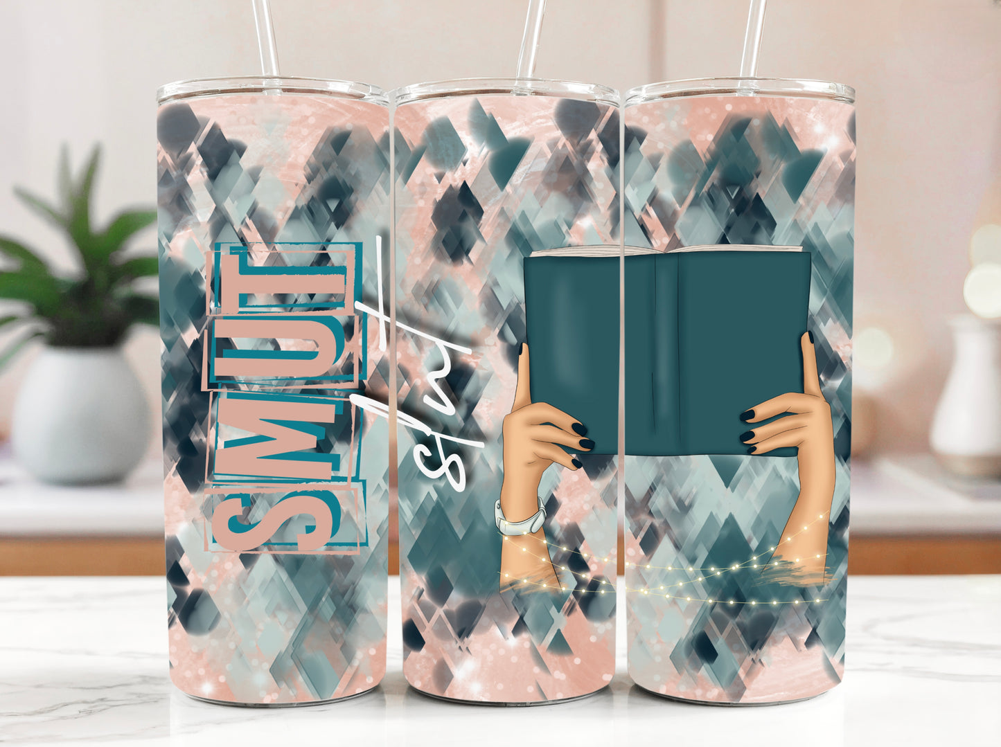 Smut Slut Dark Romance Book Lover Tumbler - 20 oz Stainless Steel - Sippincity