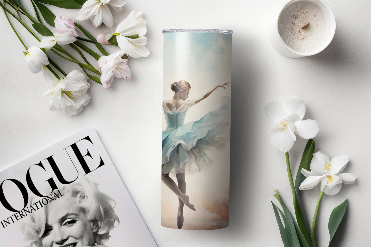 3D Pirouette 20 oz Skinny Insulated Tumbler