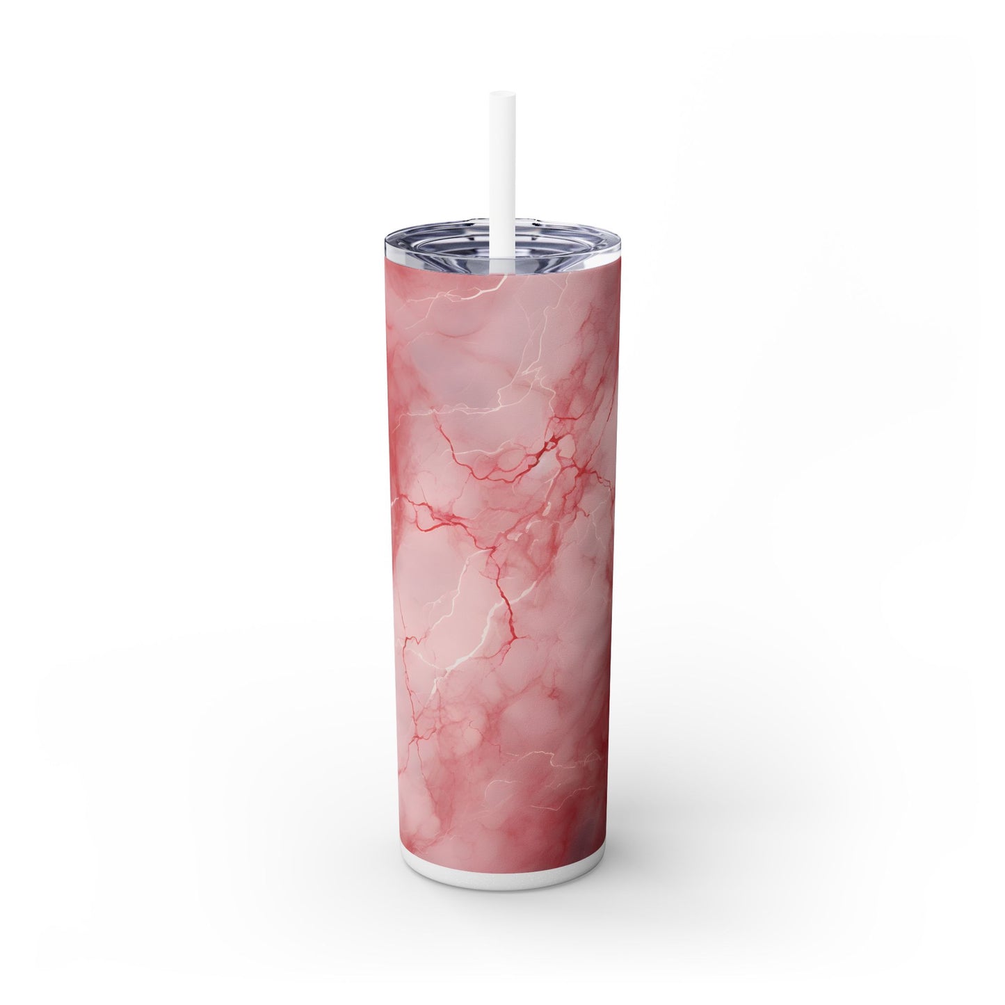 Colorful Pink Marble Travel Tumbler – Perfect for On-the-Go - Sippincity