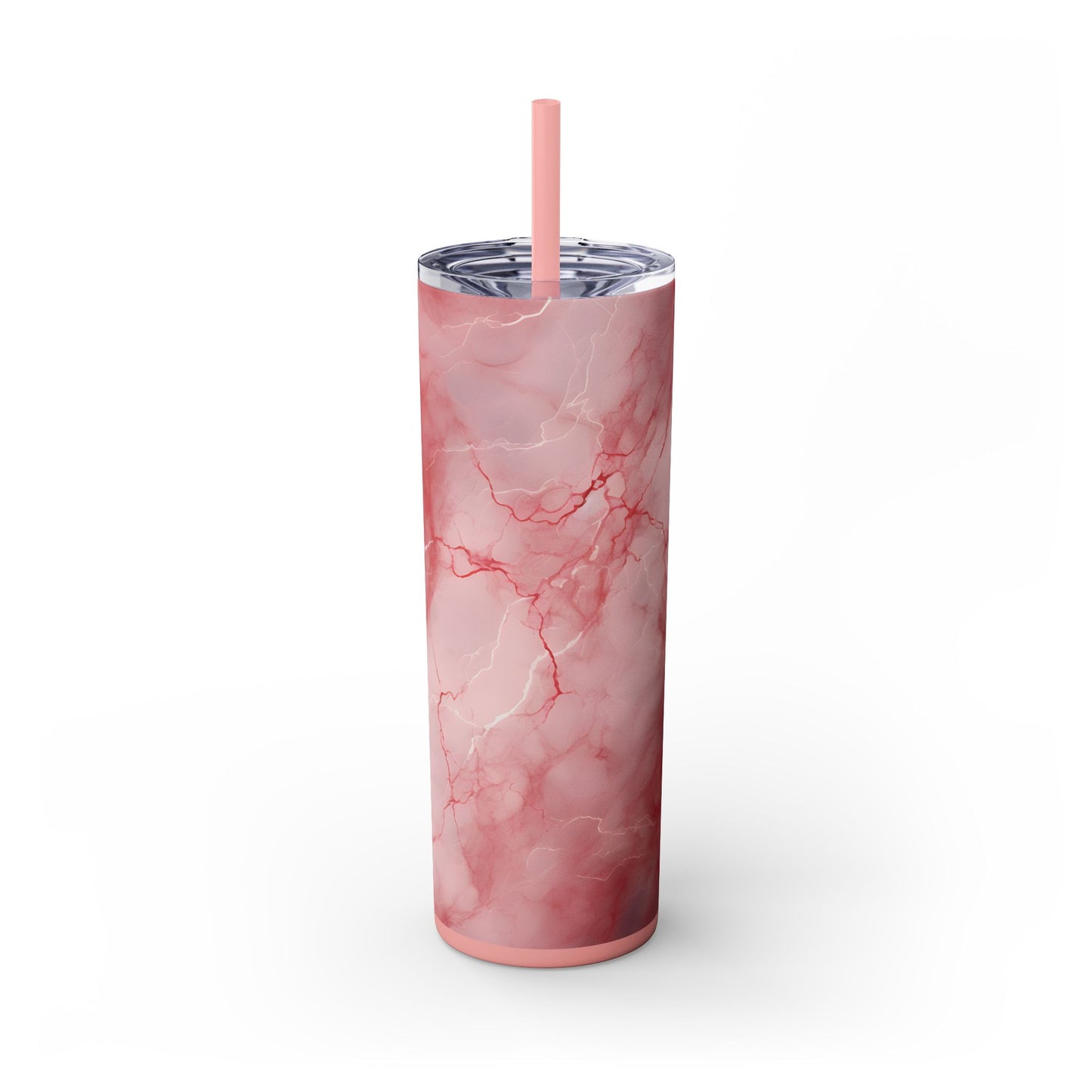 Colorful Pink Marble Travel Tumbler – Perfect for On-the-Go - Sippincity