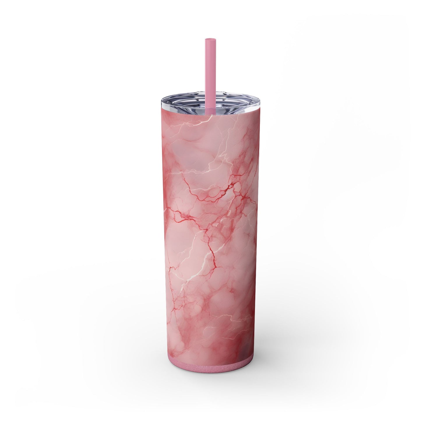 Colorful Pink Marble Travel Tumbler – Perfect for On-the-Go - Sippincity
