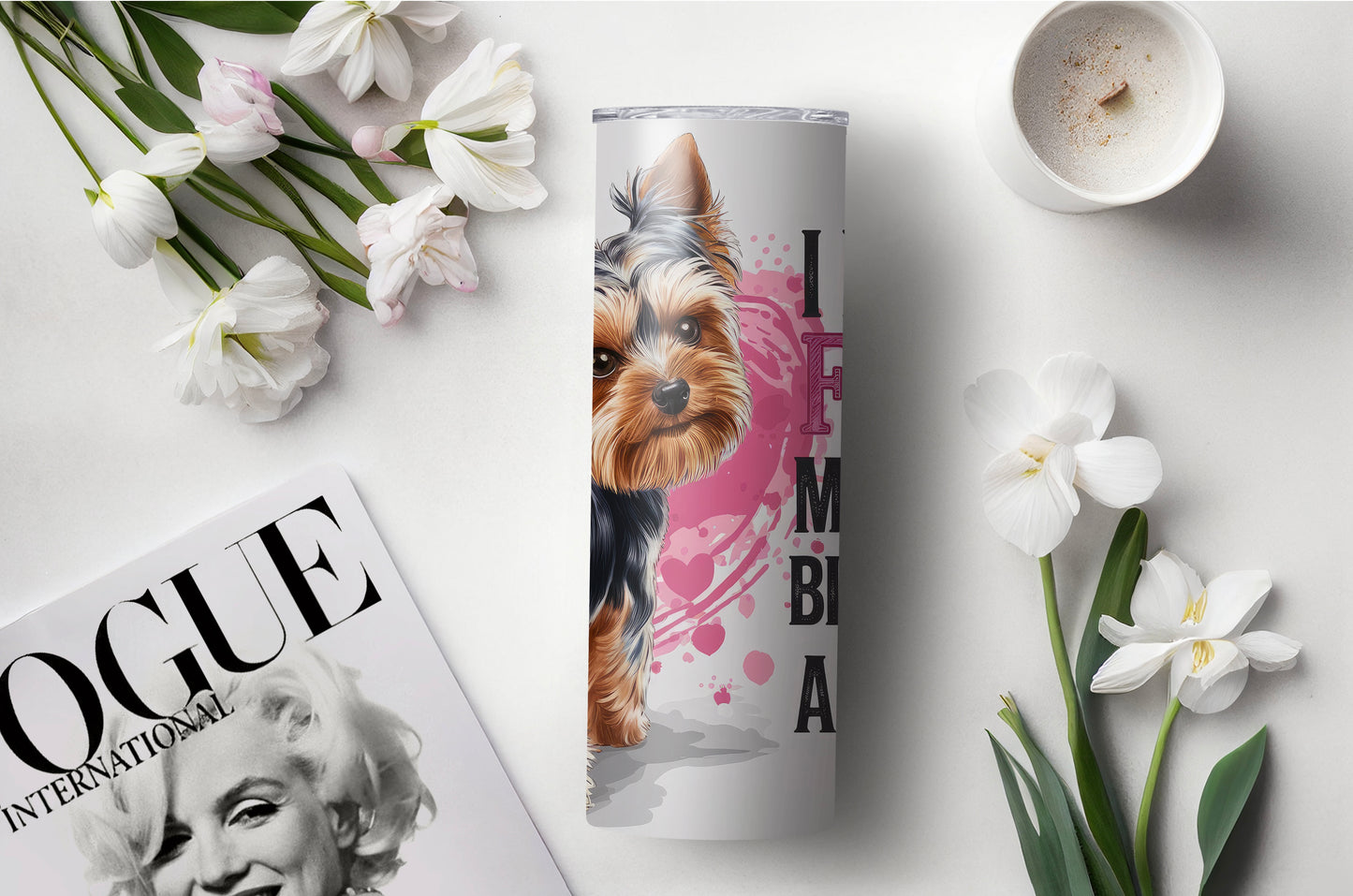 Funny Yorkie Tumbler - I Didn’t Fart, My Butt Blew You a Kiss - Sippincity