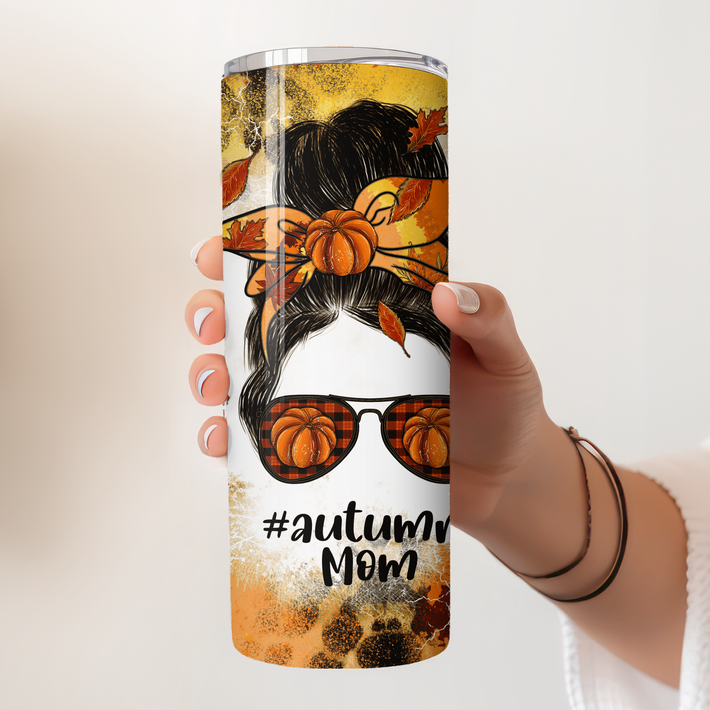 Autumn Mom 20 oz Tumbler – Cozy Fall Vibes for Busy Moms - Sippincity