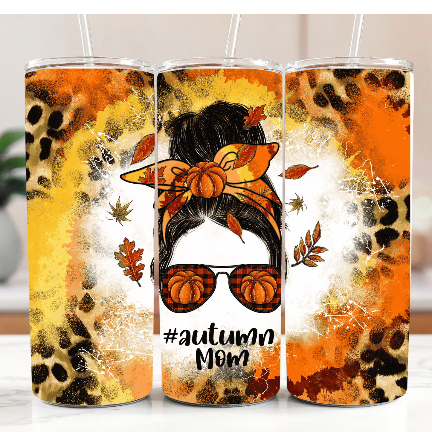 Autumn Mom 20 oz Tumbler – Cozy Fall Vibes for Busy Moms - Sippincity