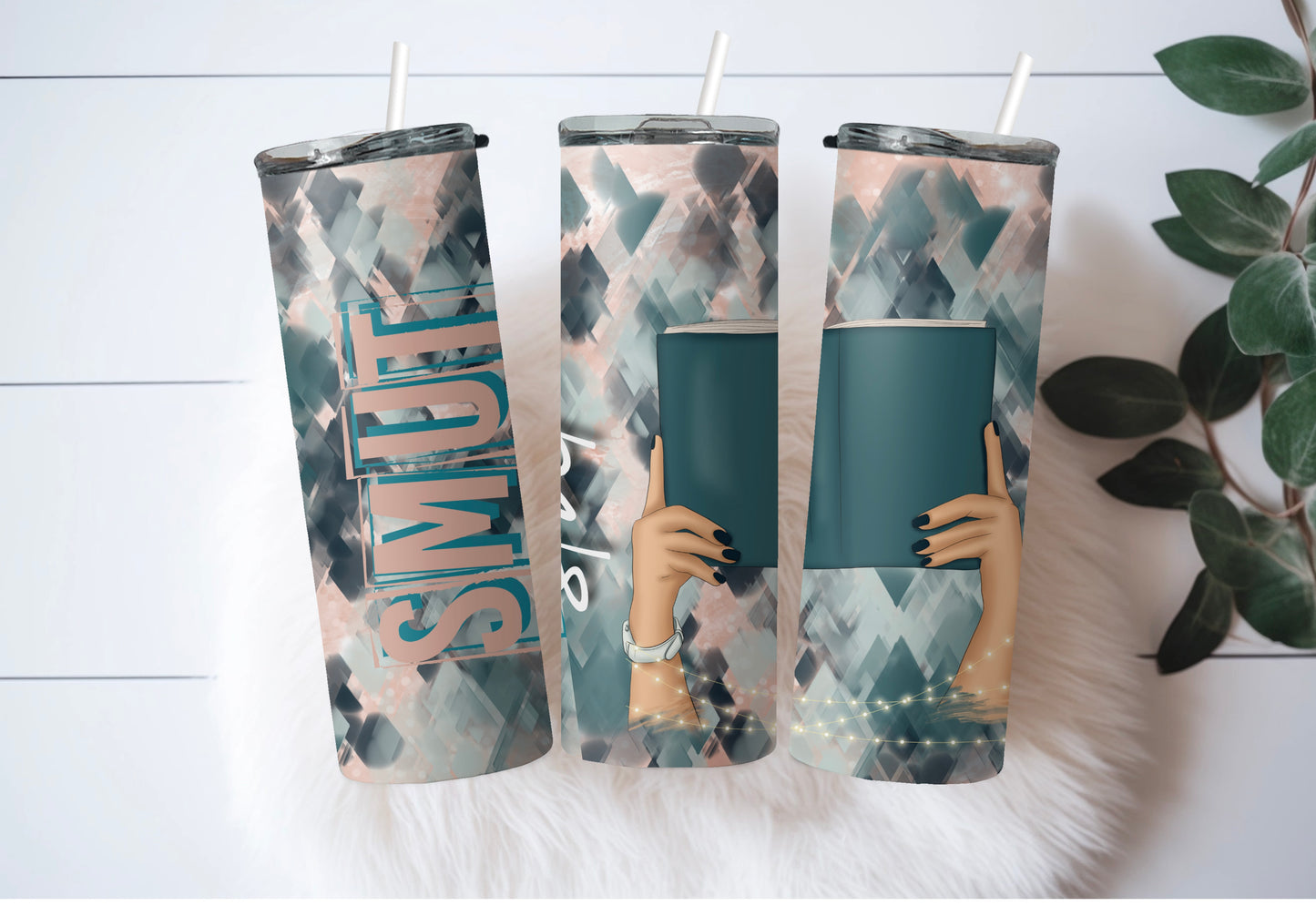 Smut Slut Dark Romance Book Lover Tumbler - 20 oz Stainless Steel - Sippincity