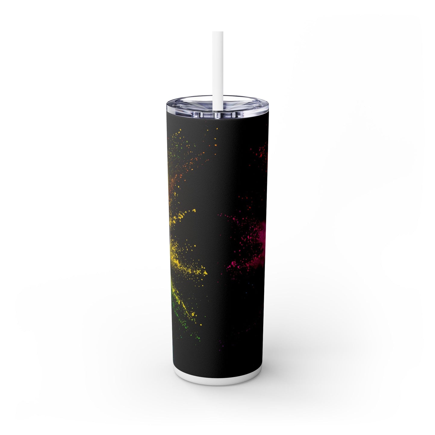 Tumbler Drinkware - Afrocentric Black Beauty Color Splash 20oz - Sippincity